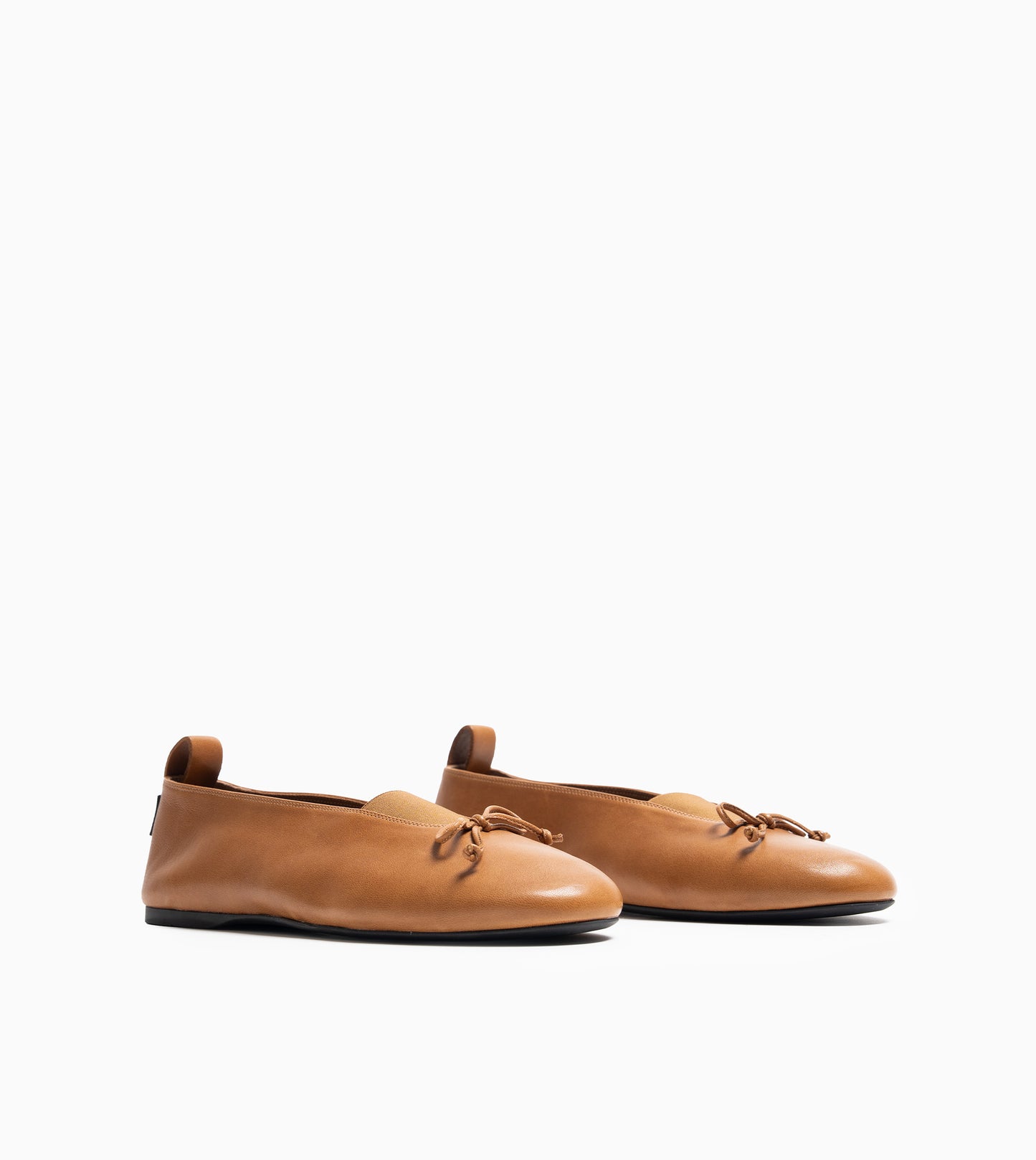 MIU MIU BALLERINA NAPPA CARAMEL