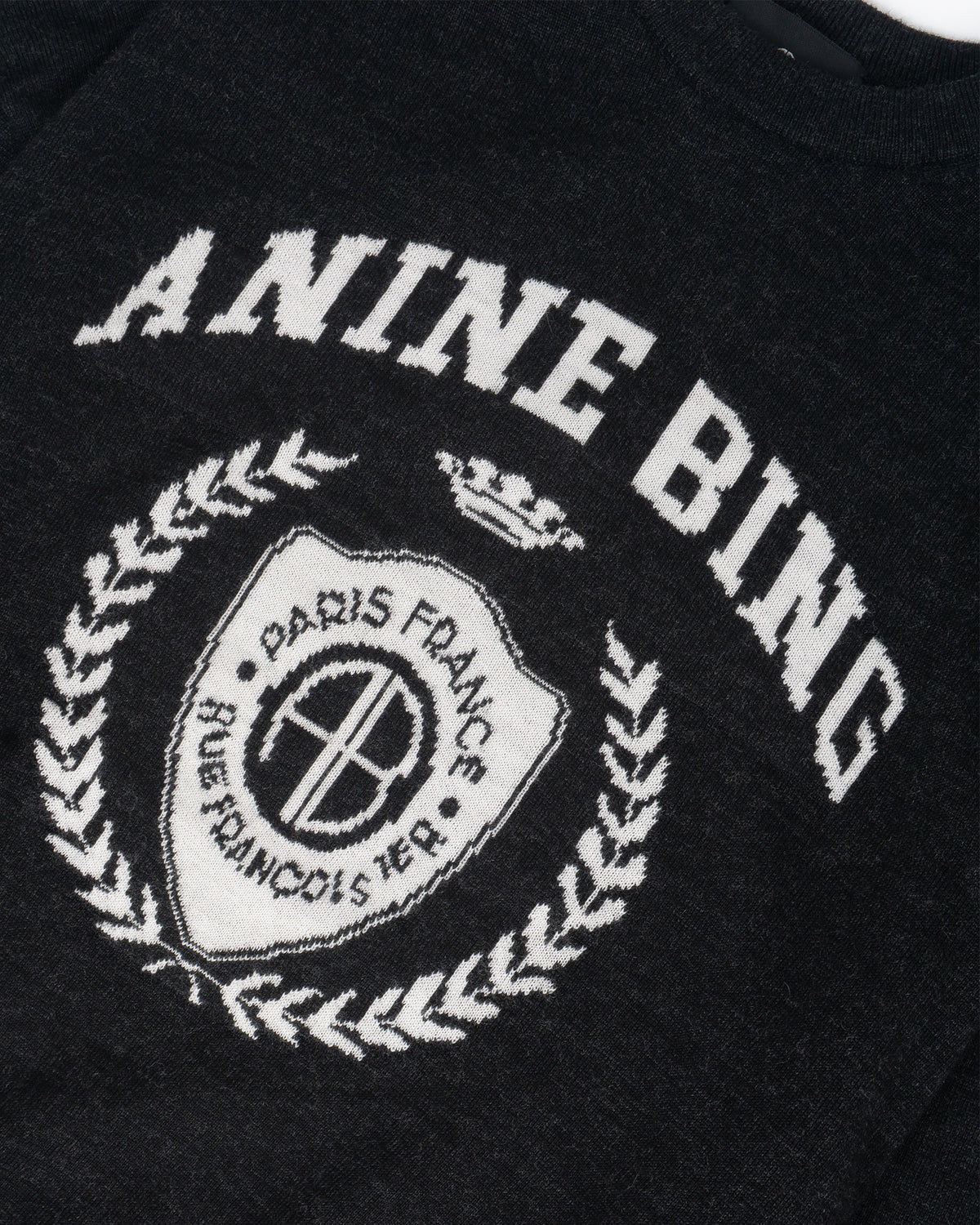 ANINE BING Mia Sweater Charcoal
