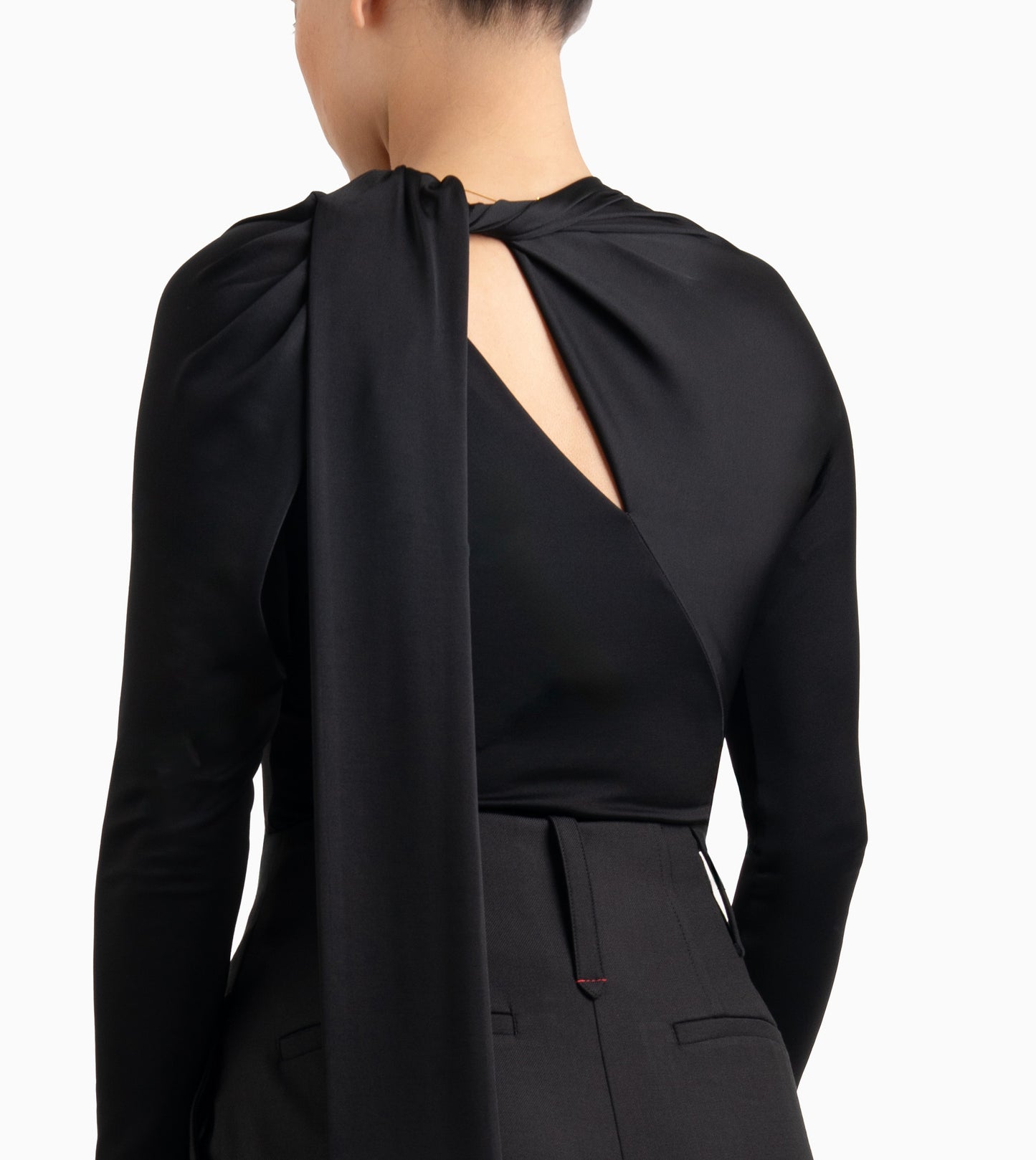 VICTORIA BECKHAM Slash Detail Jersey Top