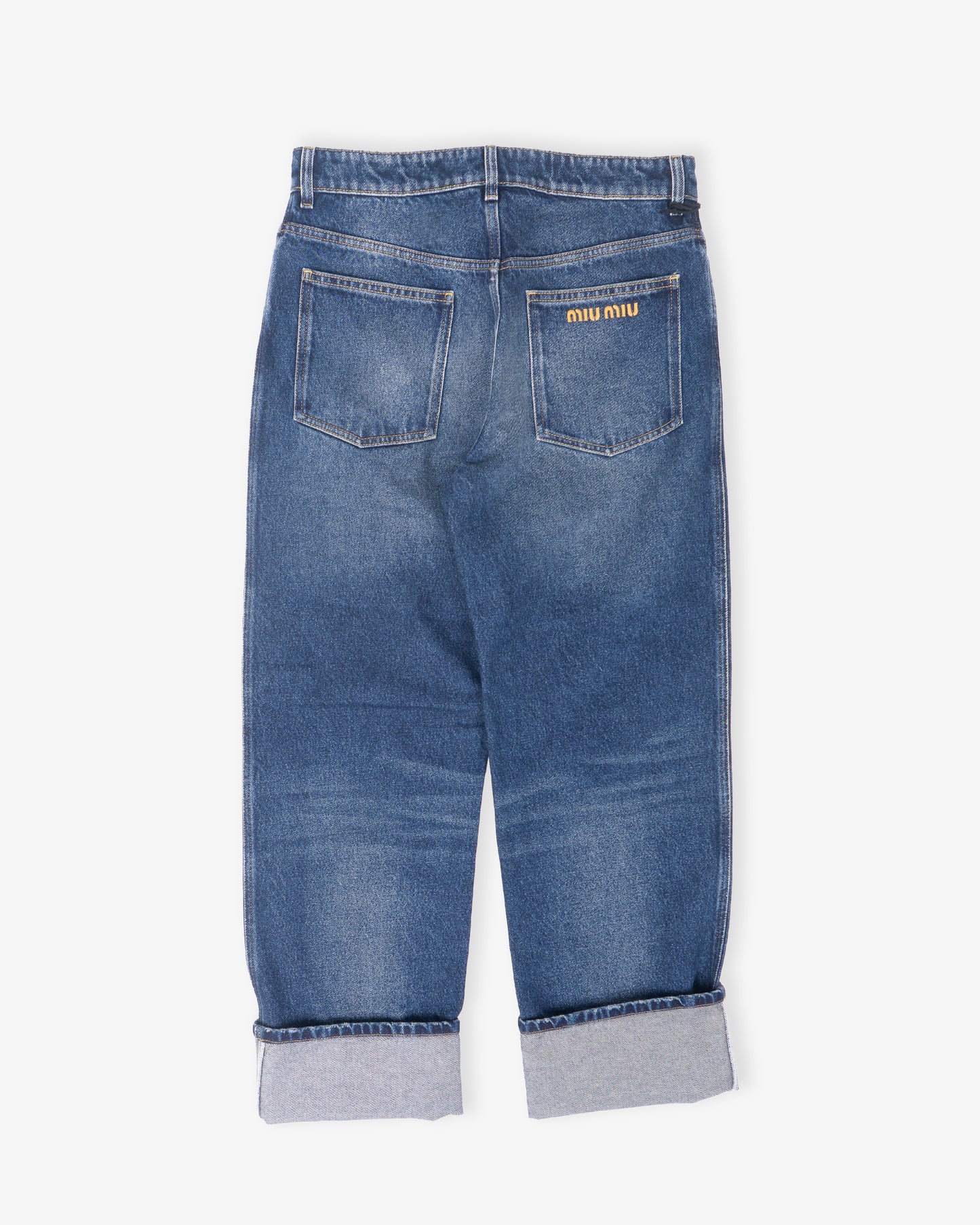 MIU MIU Denim Pants Blue