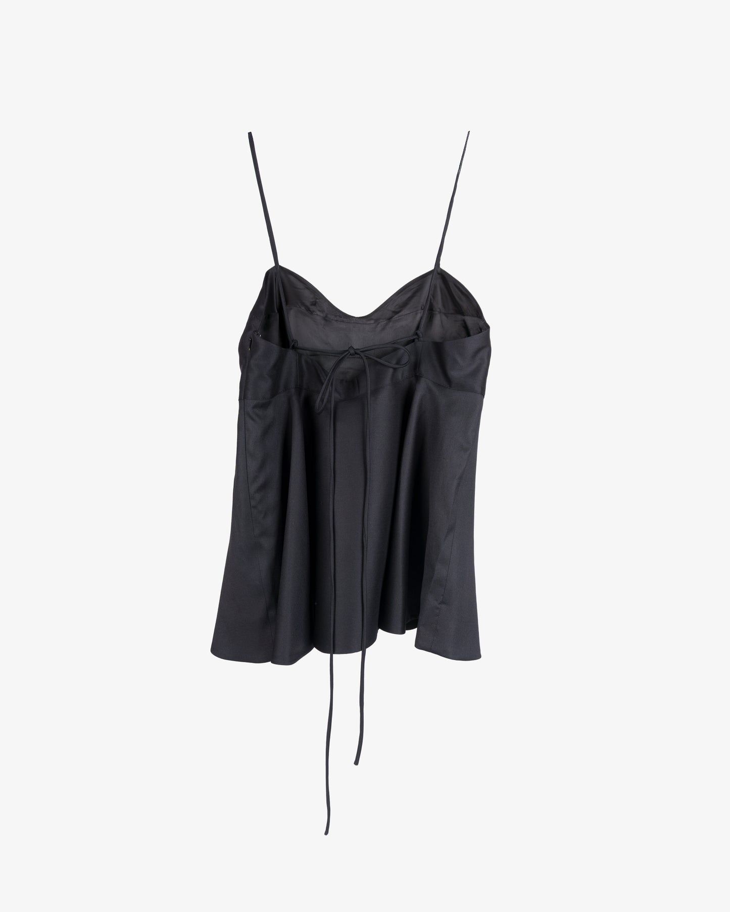 RÓHE Bustier Peplum Top Black