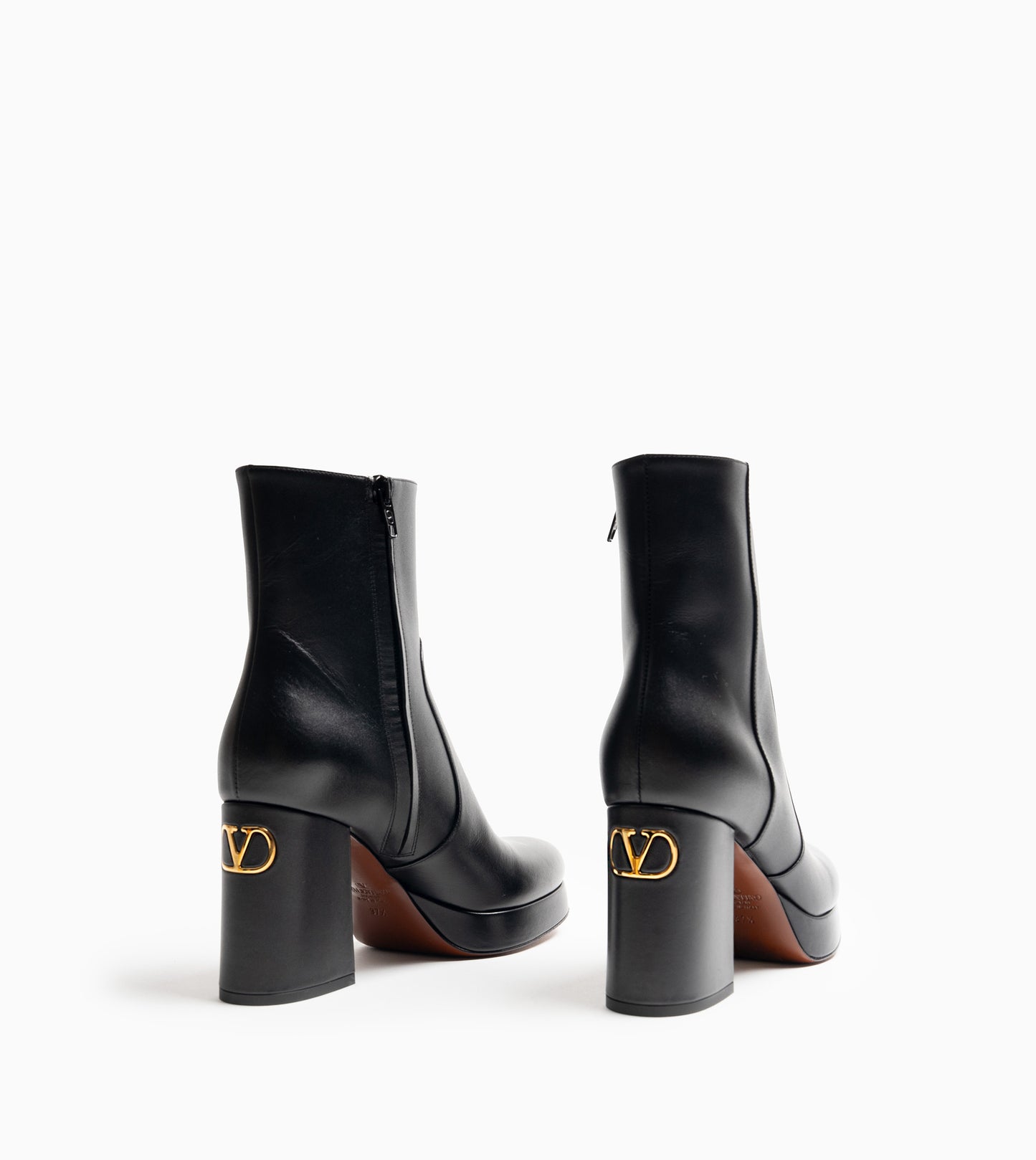 VALENTINO PLATFORM BOOTIE 90 BLACK