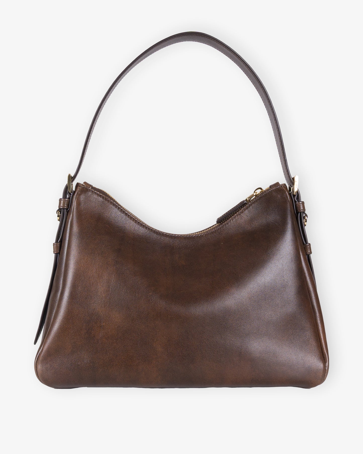 PRADA Leather Hand Bag Cacao