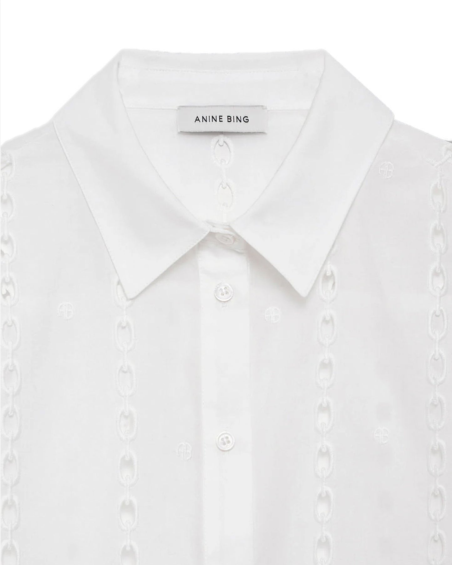 ANINE BING Lincoln Shirt White