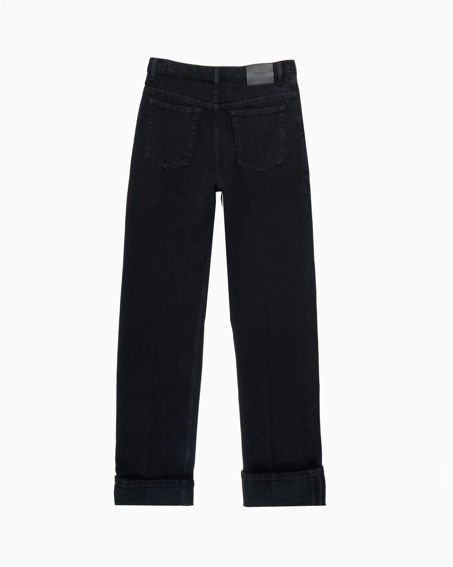 SAINT LAURENT- Mid Rise Straight Jeans