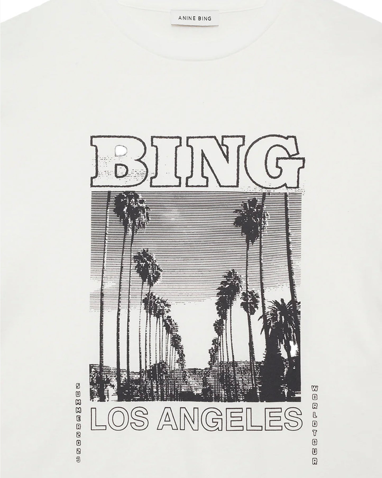 ANINE BING Louis Tee Bing Tour Ivory