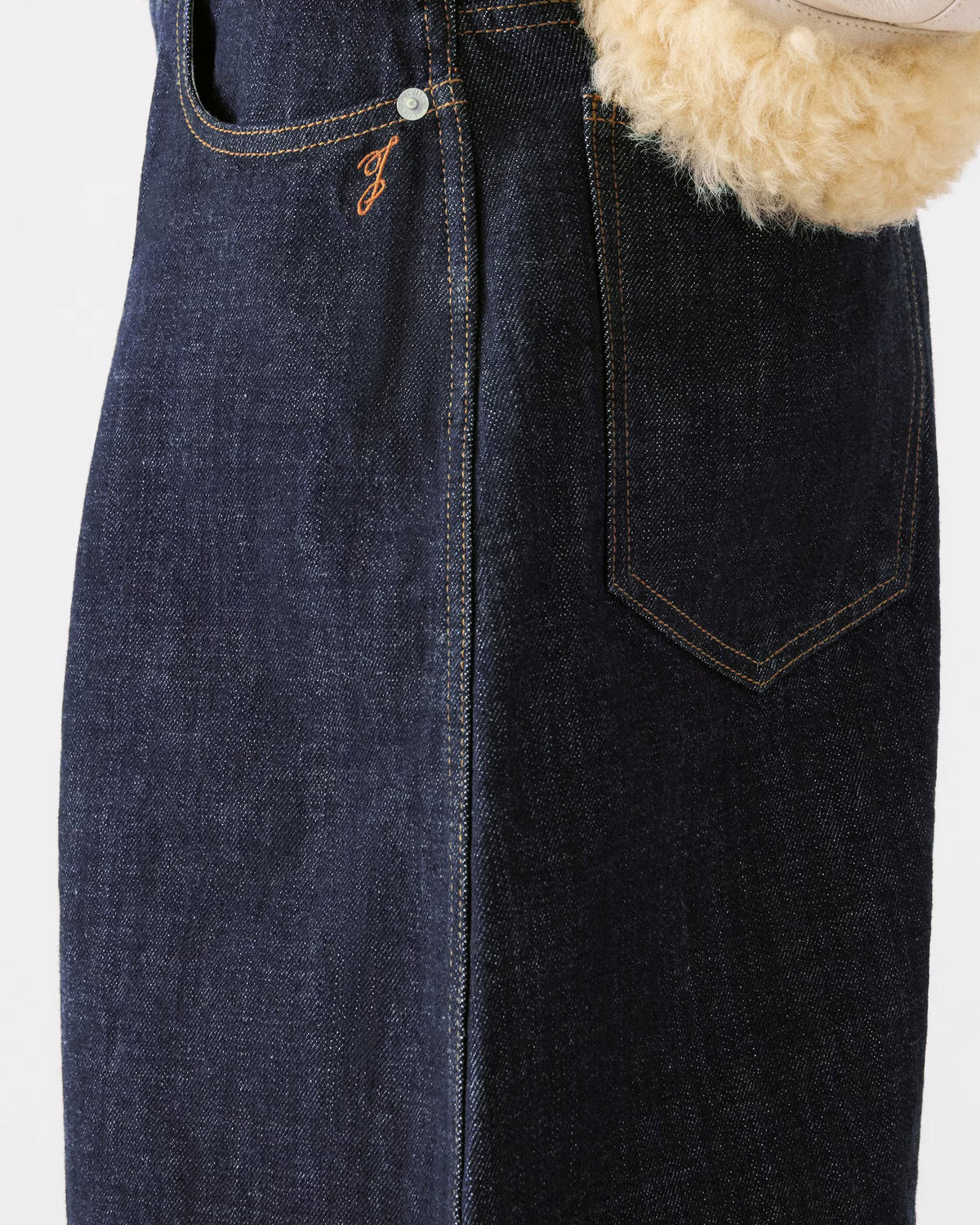 JACQUEMUS Le De-Nimes Ovalo Dark Navy
