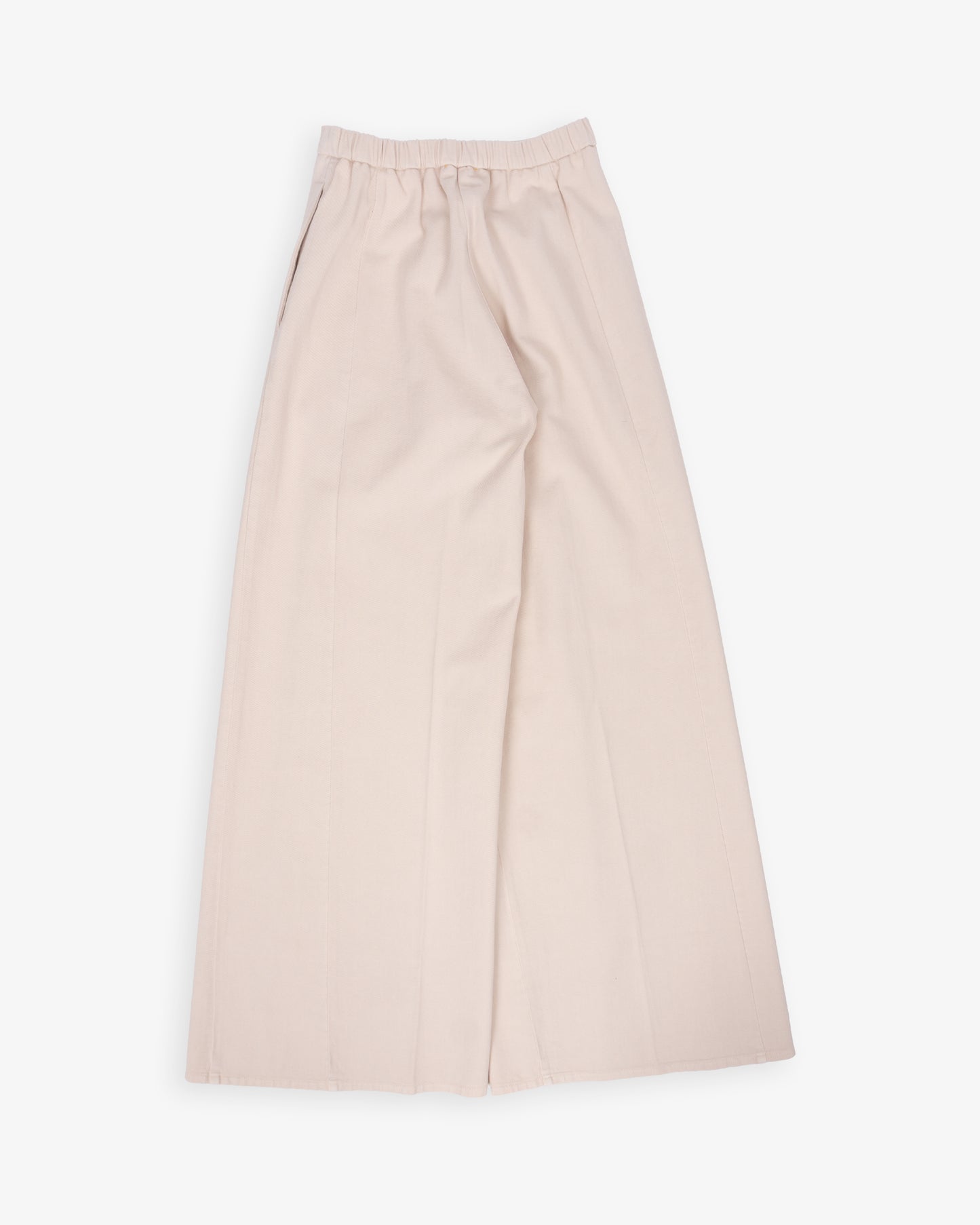 FORTE FORTE Fluid Cotton Twill Wide Leg Pants Seta