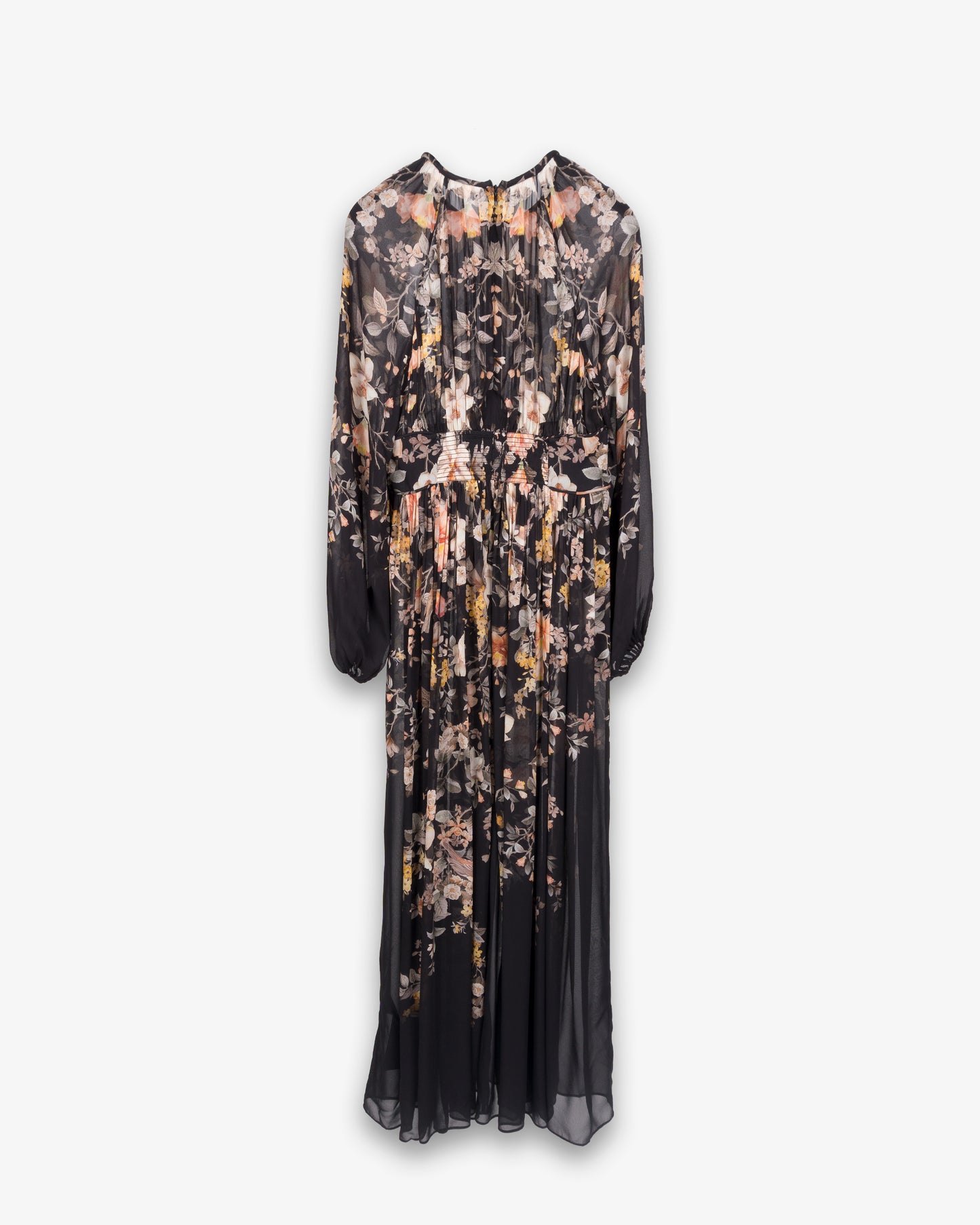 ZIMMERMANN Carousel Billow Maxi Dress Black Songbird