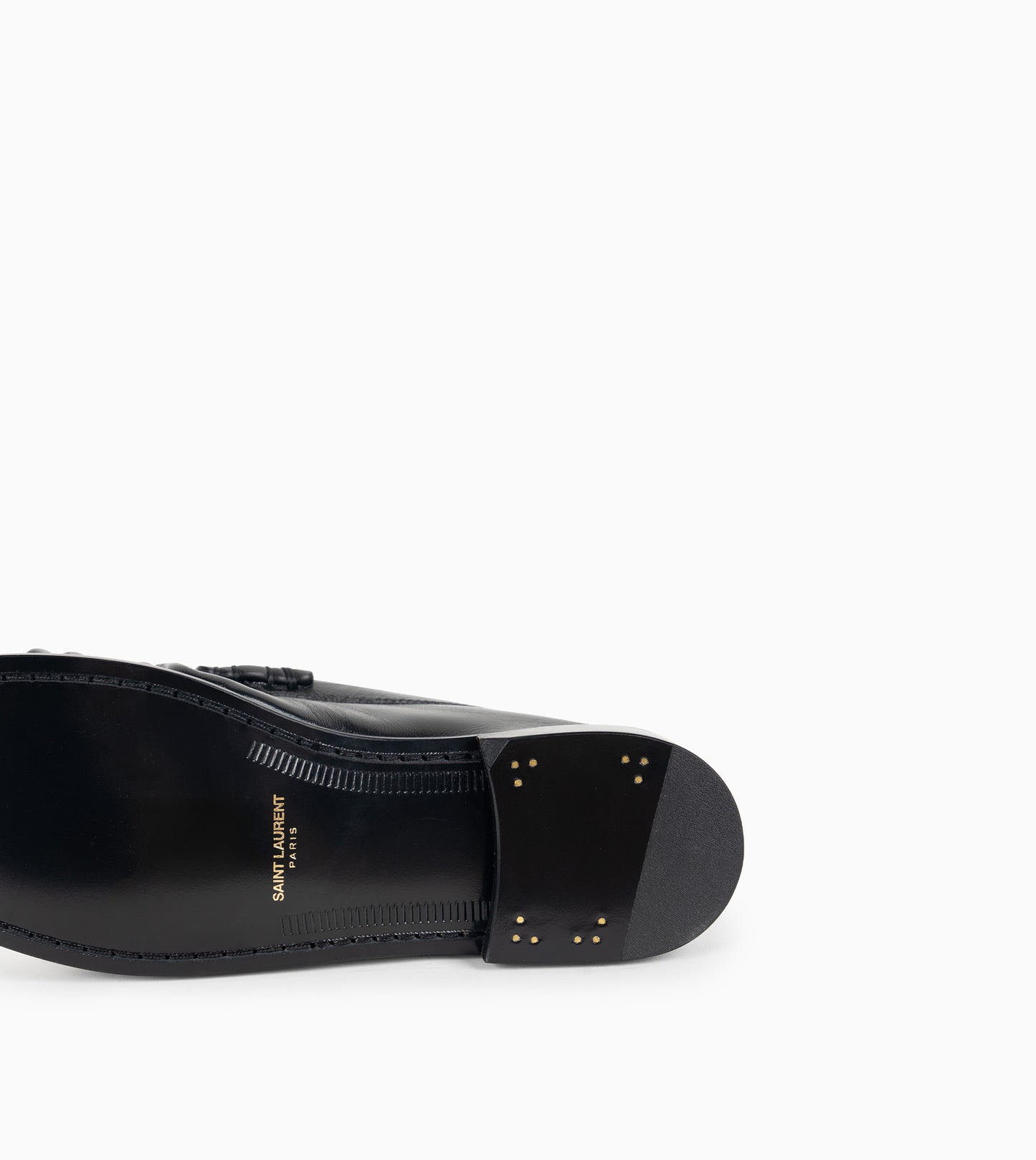 SAINT LAURENT Leather Women Shoes Plain Vamp Flat