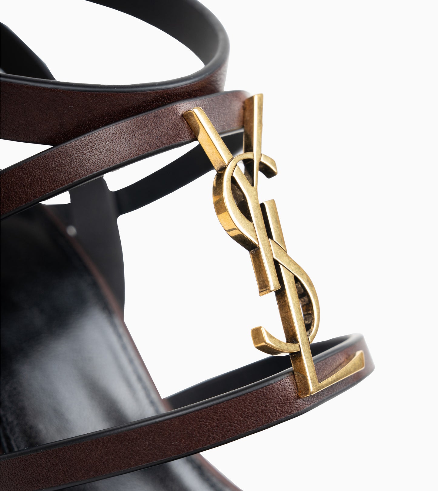 SAINT LAURENT- Leather Women Shoes