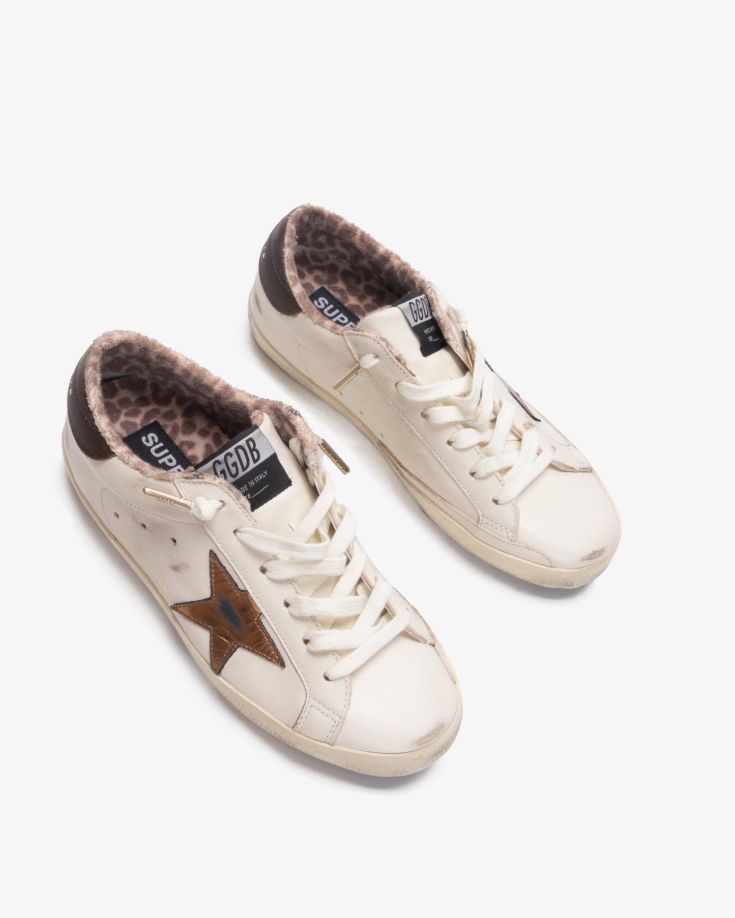 GOLDEN GOOSE Super Star Nappa Upper Laminated Star Leather