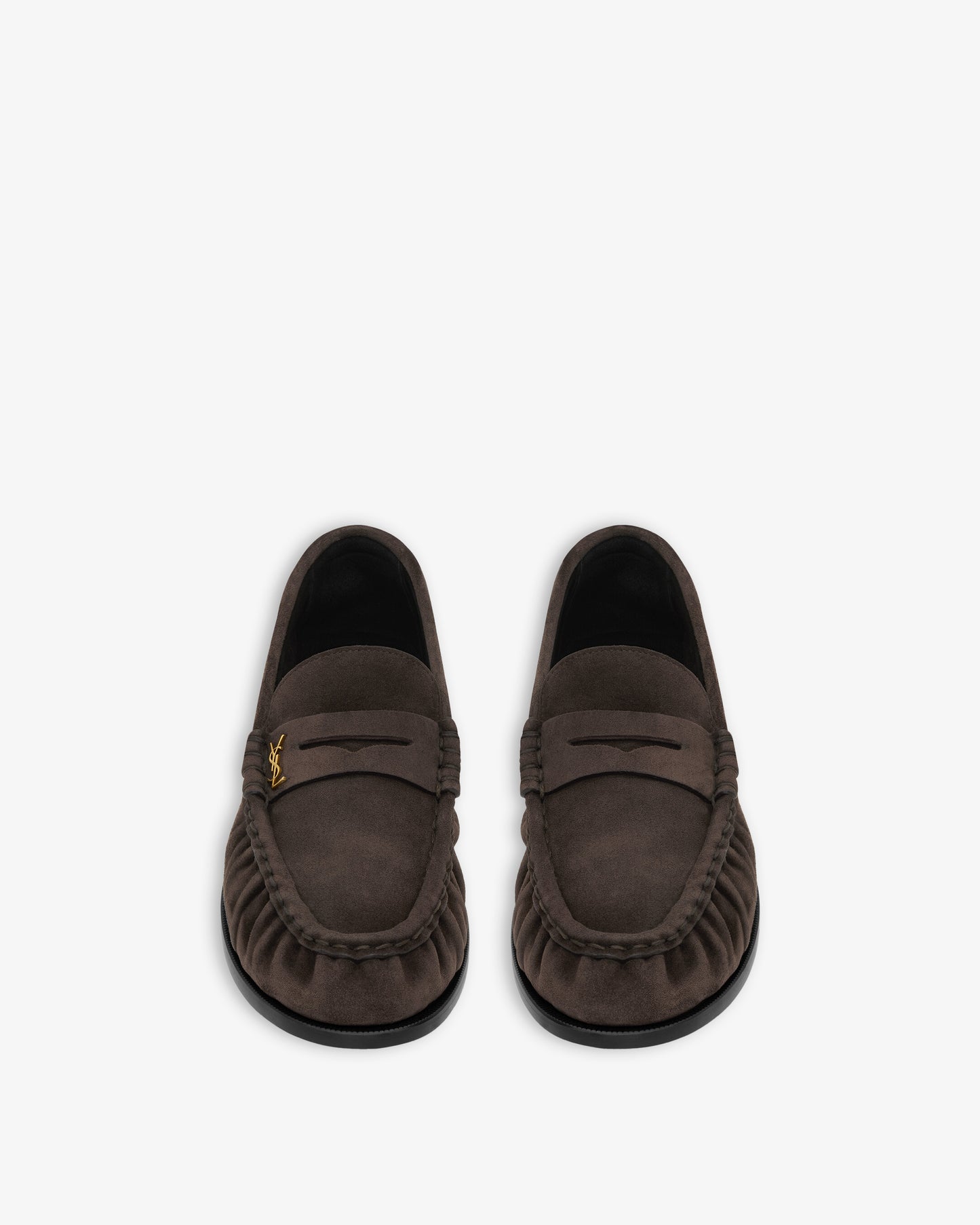 SAINT LAURENT Plain Vamp Flat Leat T. Moro