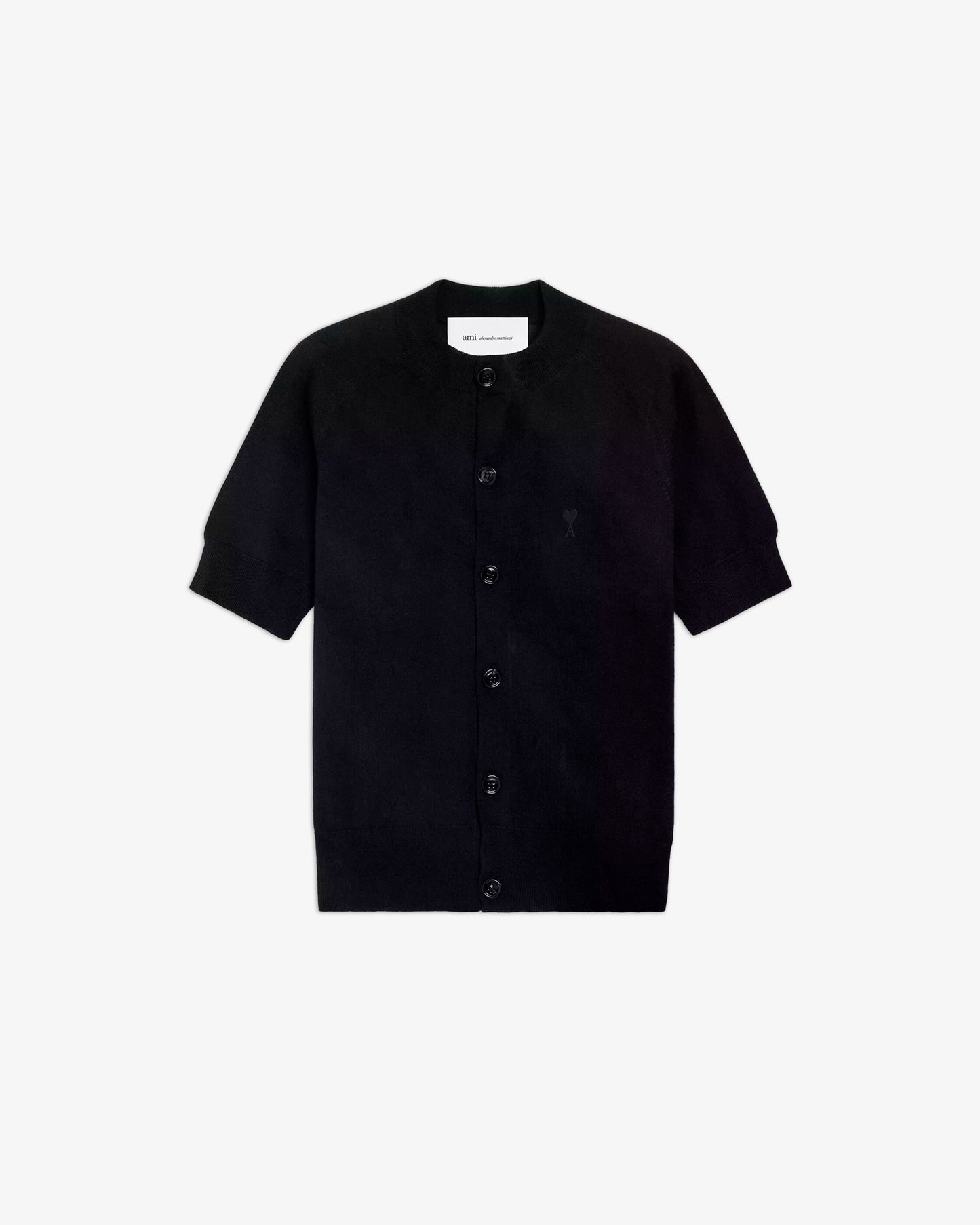 AMI PARIS Extrafin ADC Cardigan Black