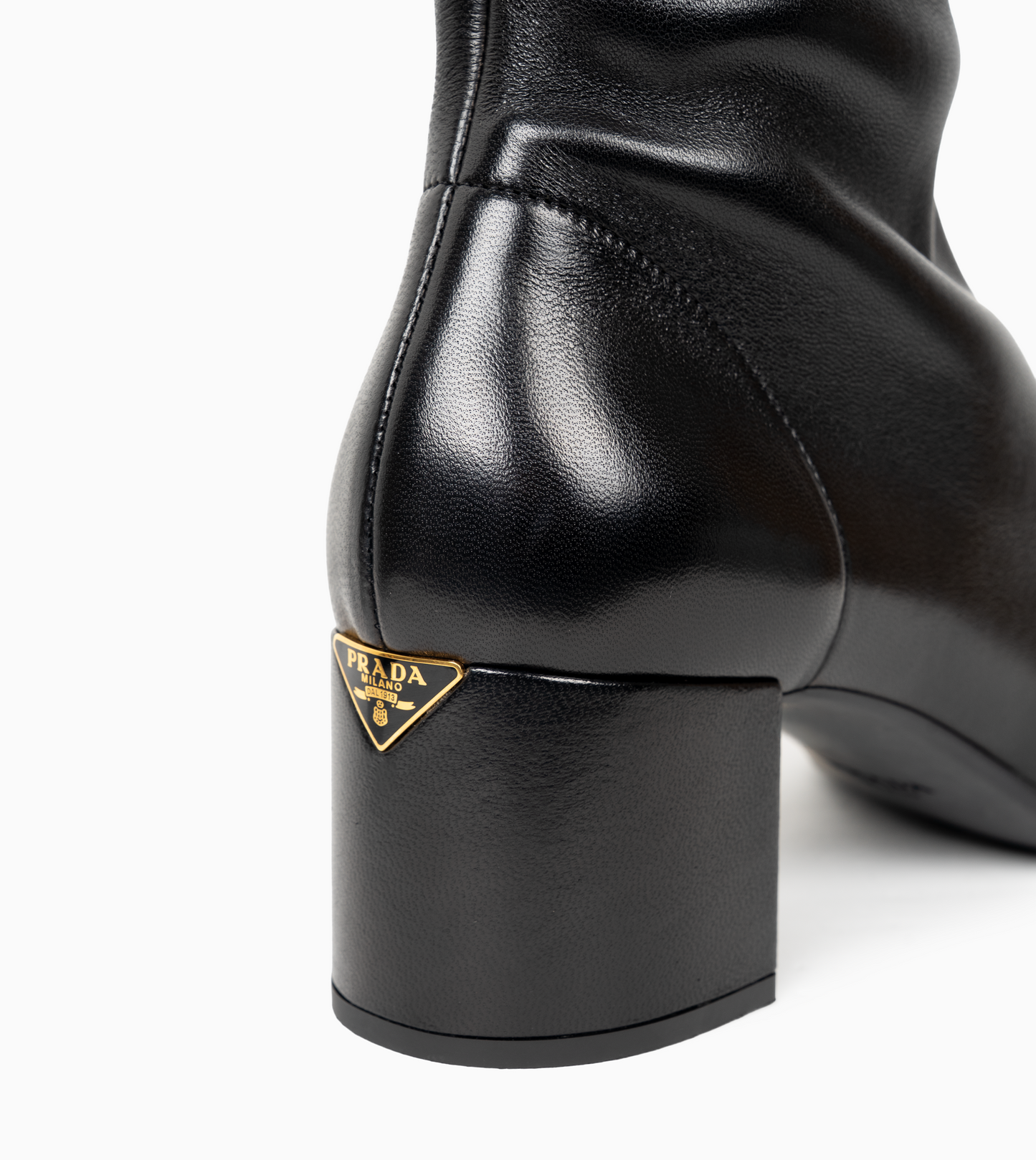 PRADA ANKLE BOOTS NAPPA STRECTCH NERO