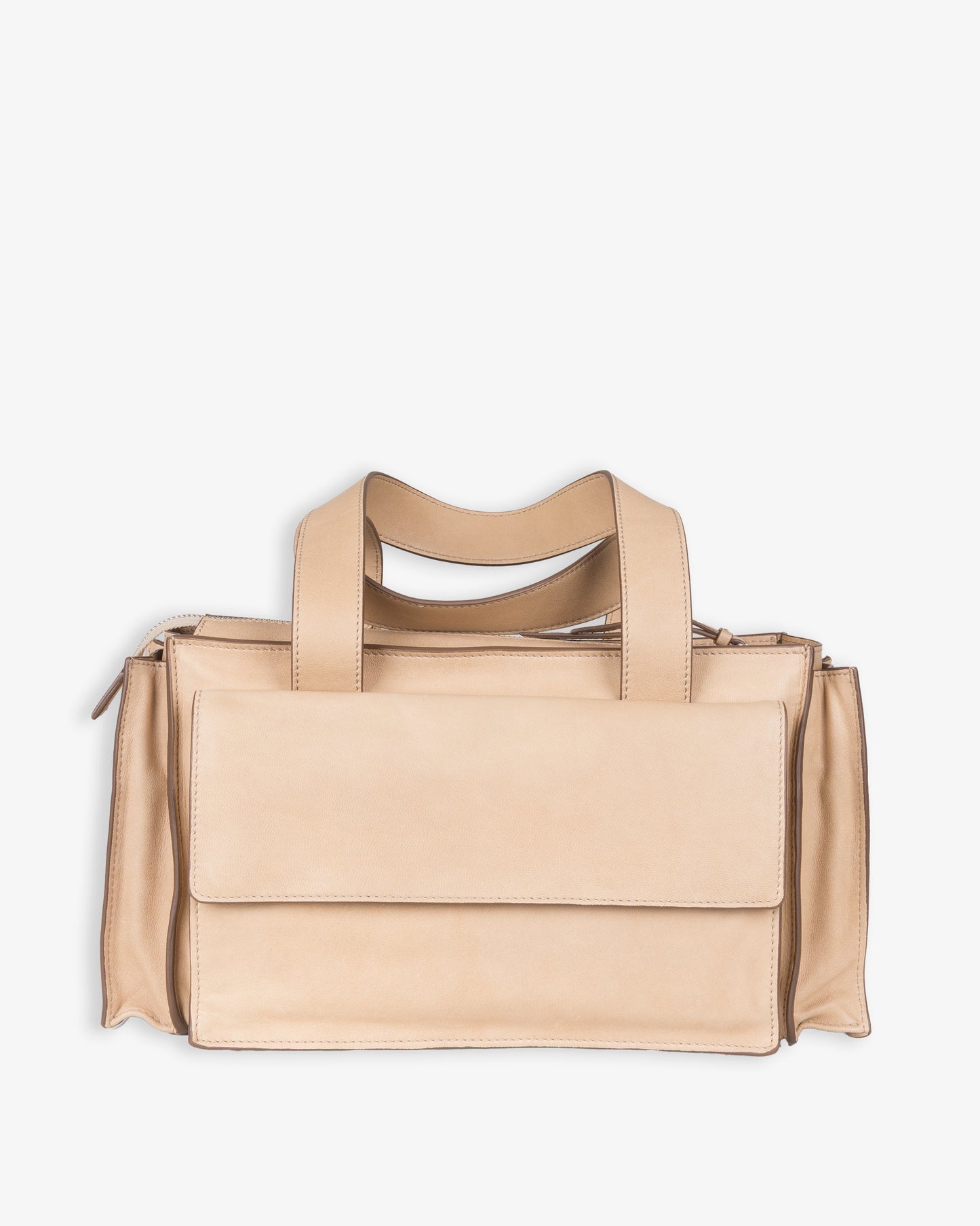 MIU MIU Leather Handbag Sabbia