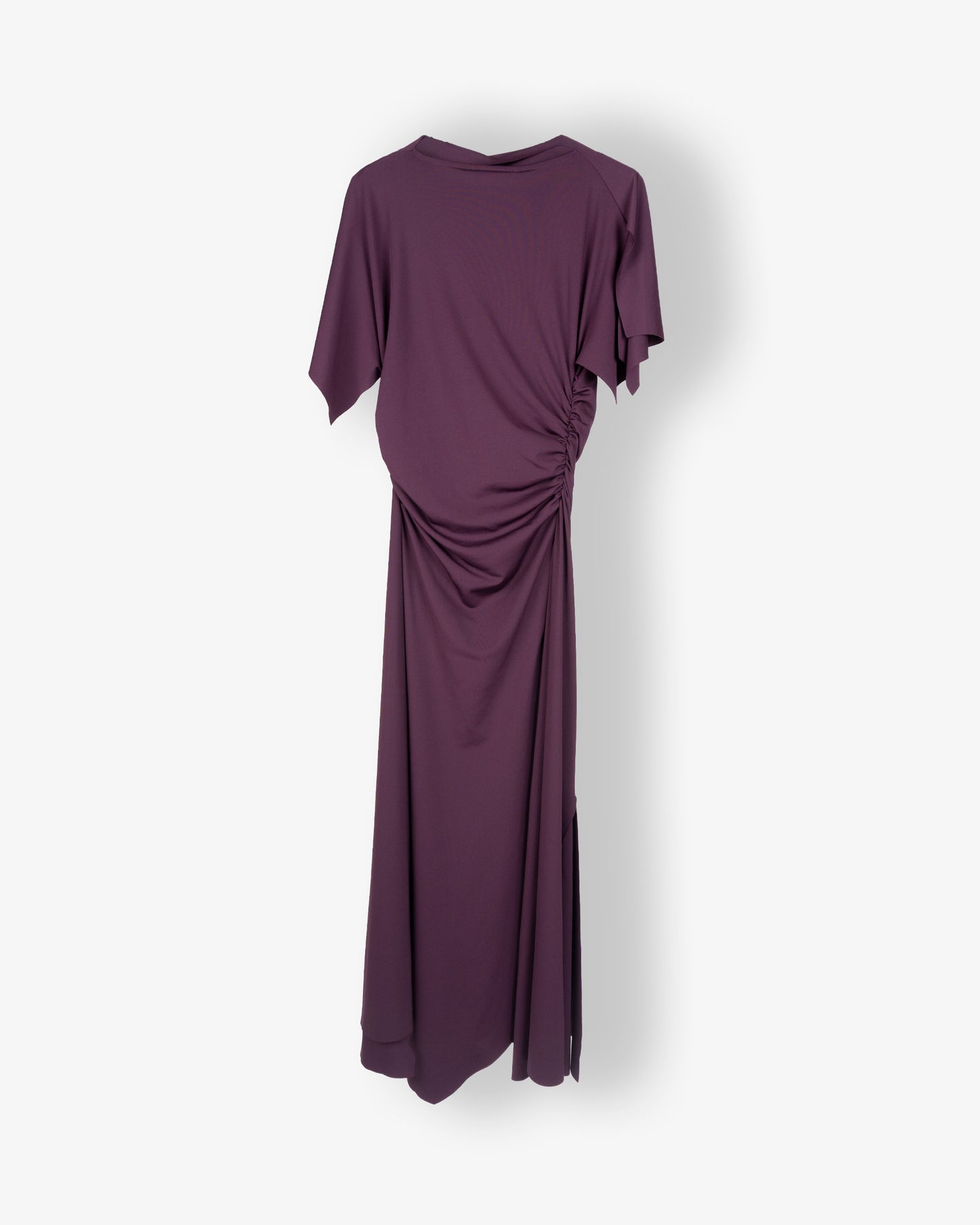 VICTORIA BECKHAM Victoria Midi Dress Cinnabar Red