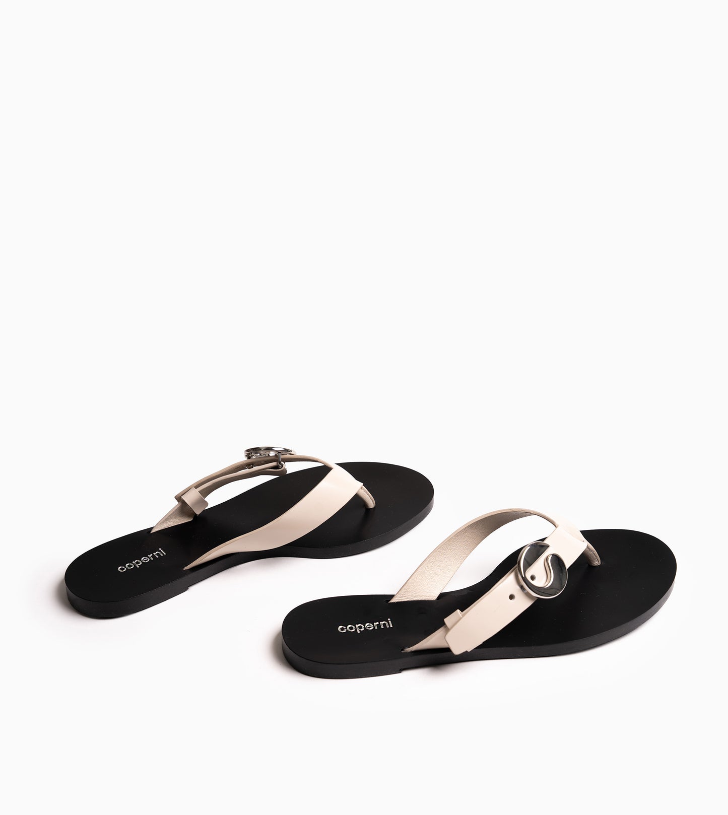 COPERNI C log Flip Flops Beige