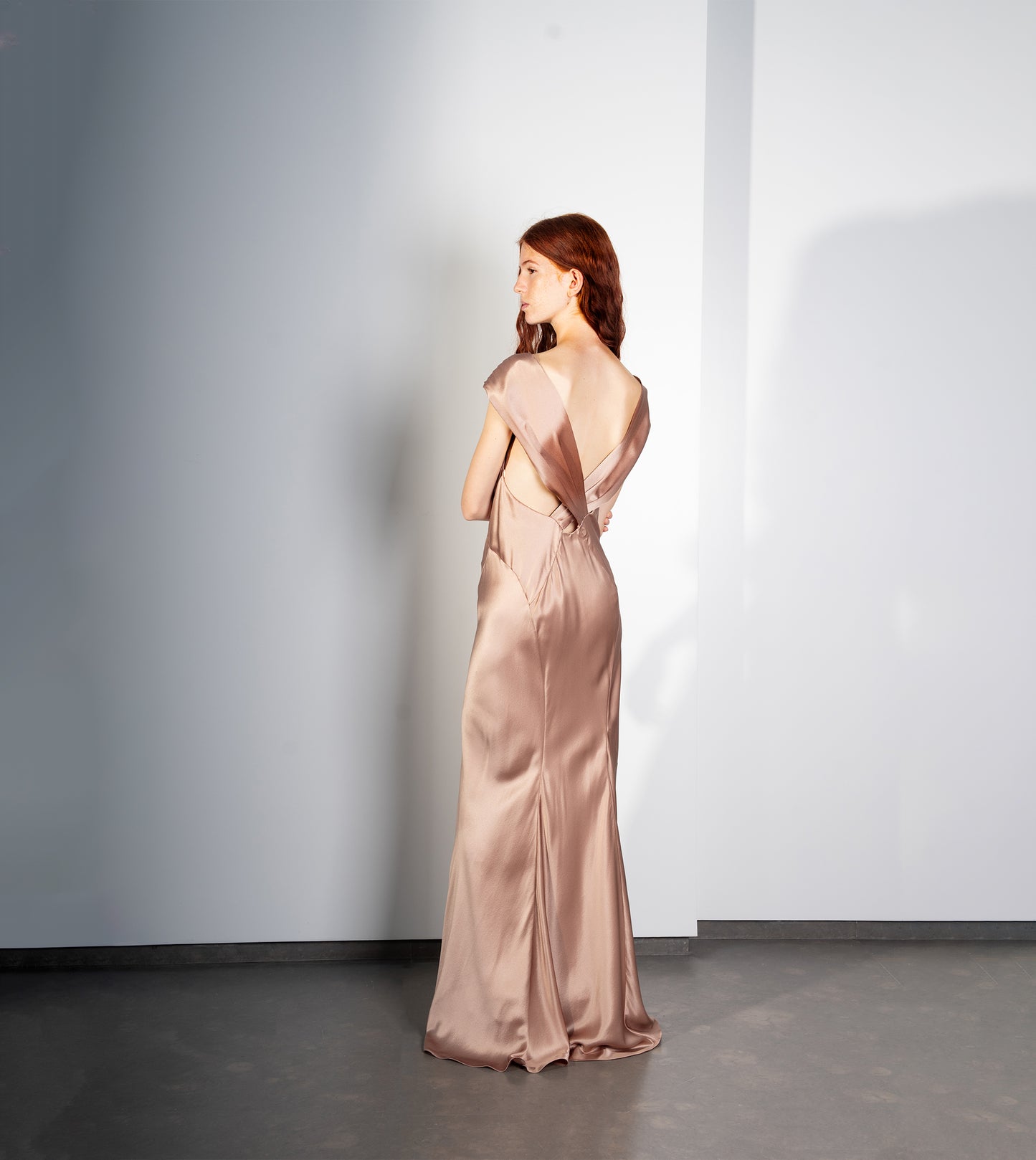 SAINT LAURENT- Silk Dress