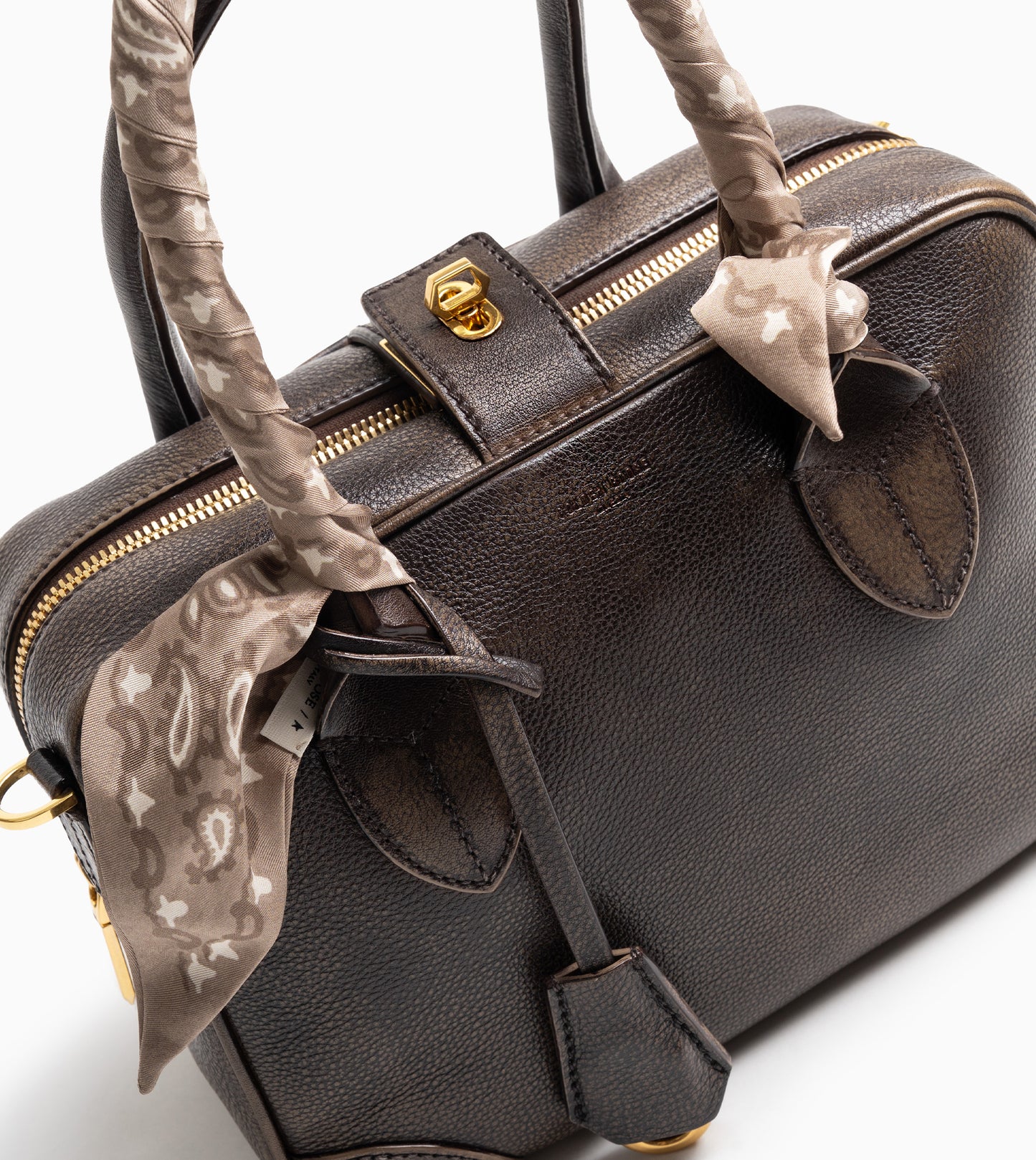 GOLDEN GOOSE VITA BAG TREATED LEATHER