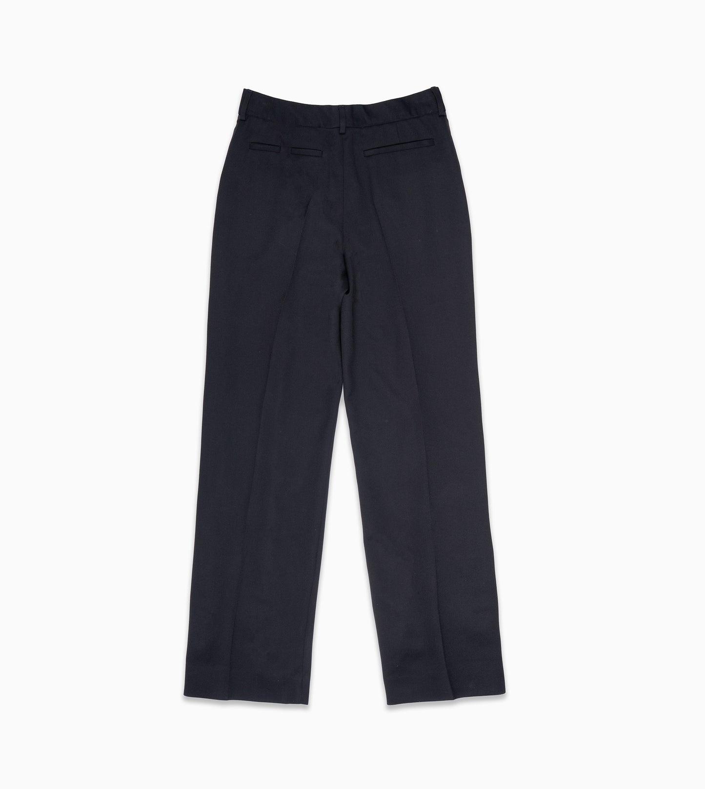 VICTORIA BECKHAM Straight Leg Tailored Trouser Black