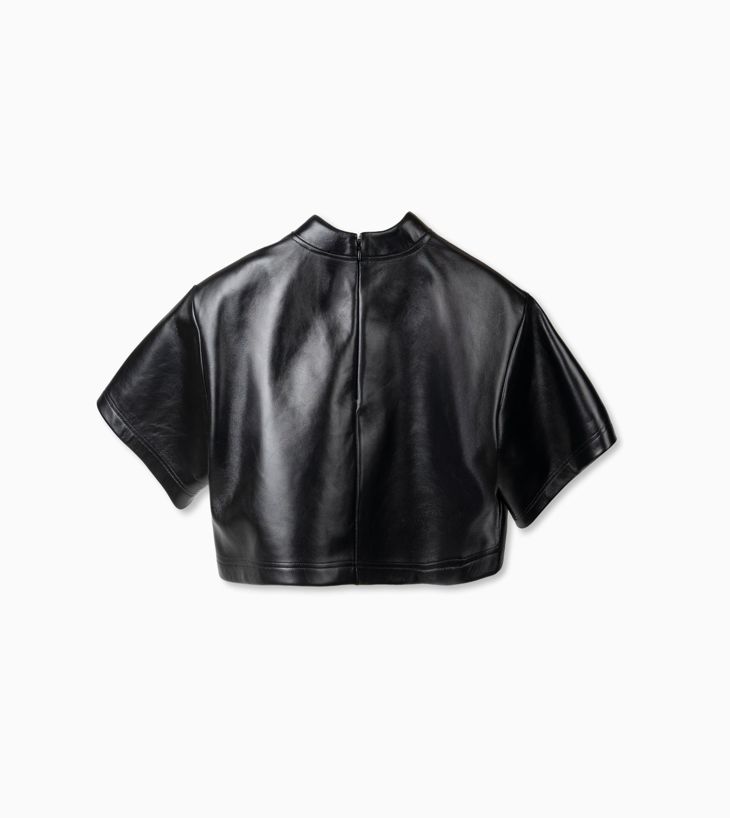 BALENCIAGA Cropped T-Shirt Black