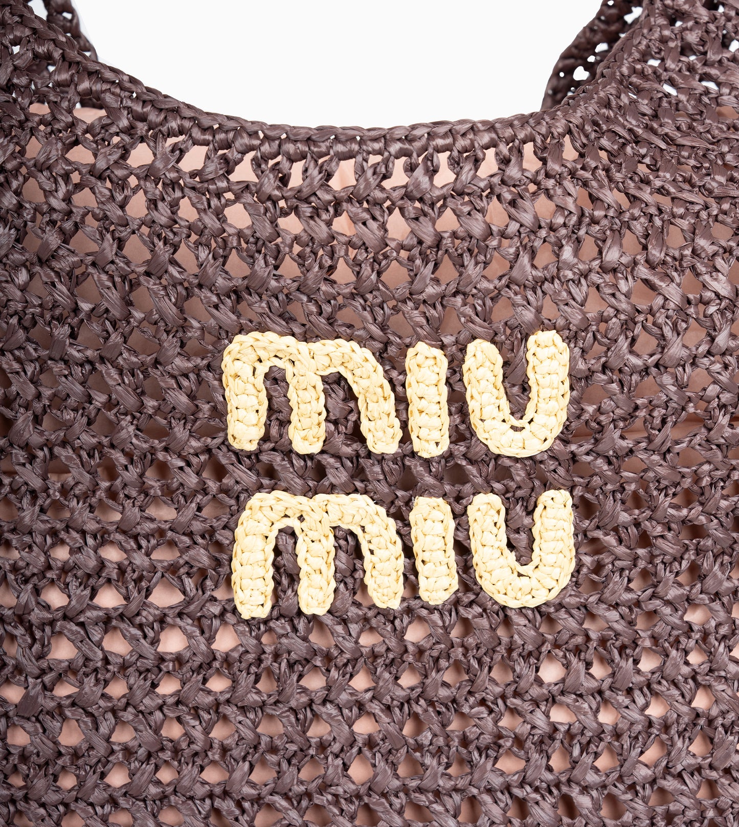 MIU MIU- Rafia Hobo Bag