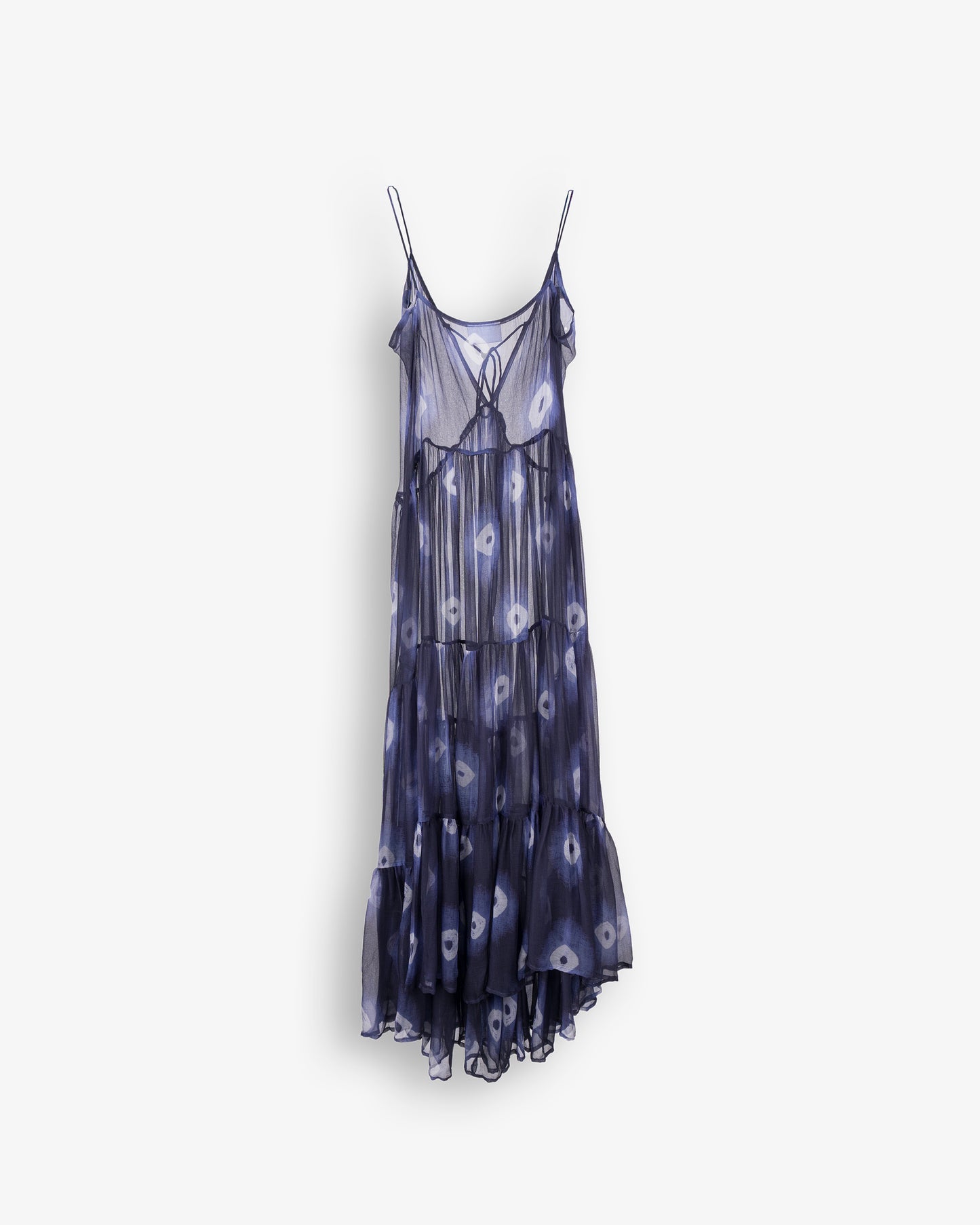 FARA Remi Maxi Dress Nvay Flower Tye Dye
