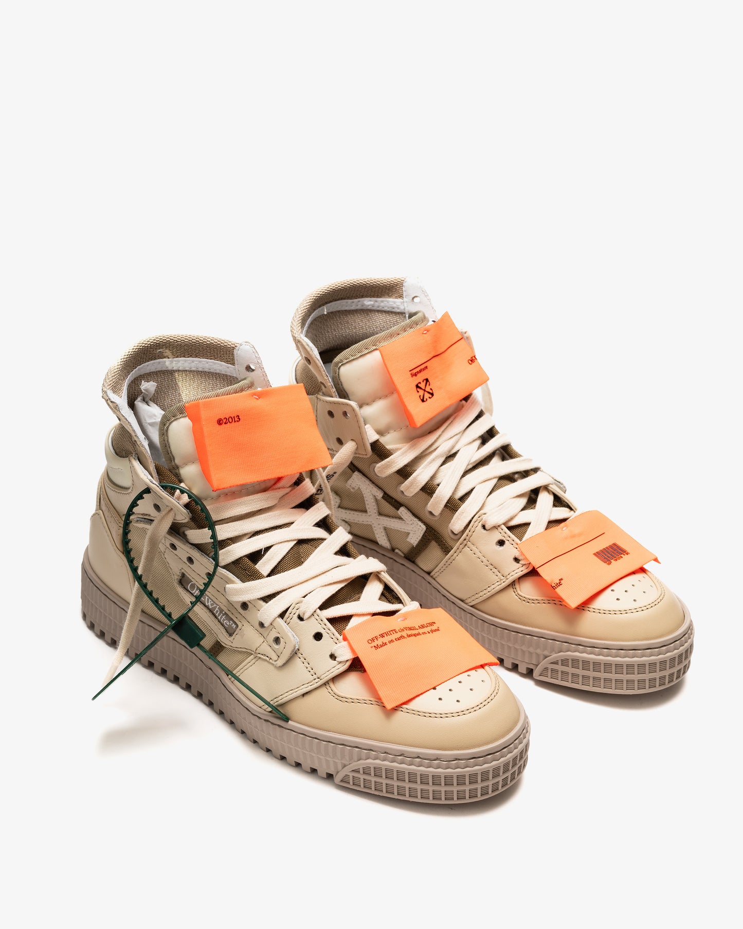 OFF-WHITE- 3.0 Off-Court High-top Sneakers
