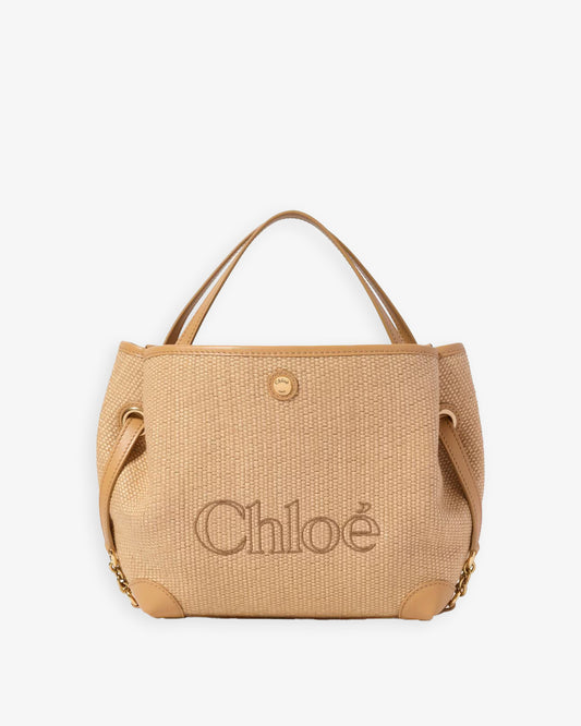 CHLOÉ  S655 Clover Bag Bleached Brown