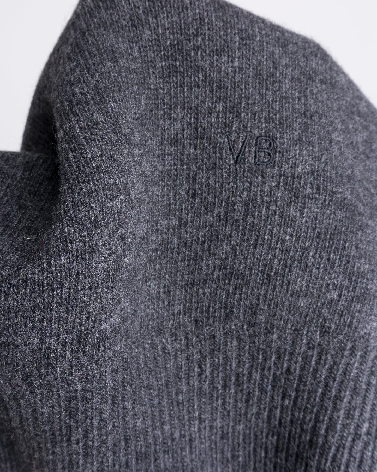 VICTORIA BECKHAM Polo Collar Jumper Ore Melagne