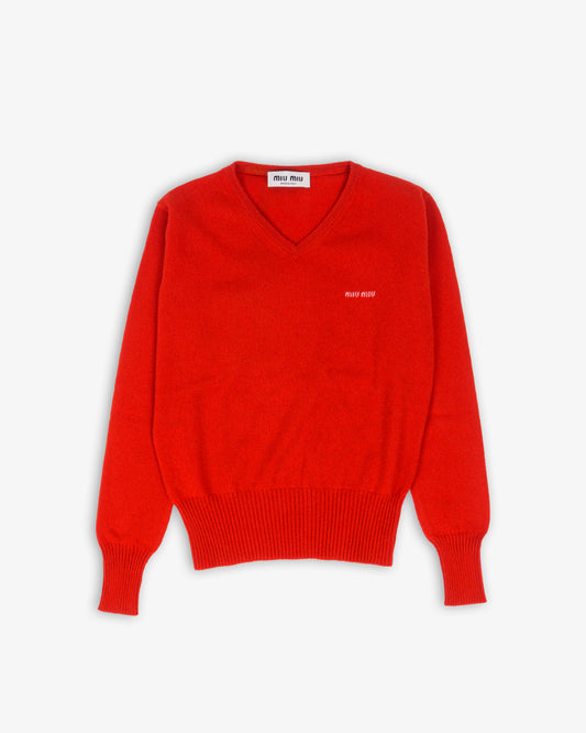 MIU MIU Pullover Red
