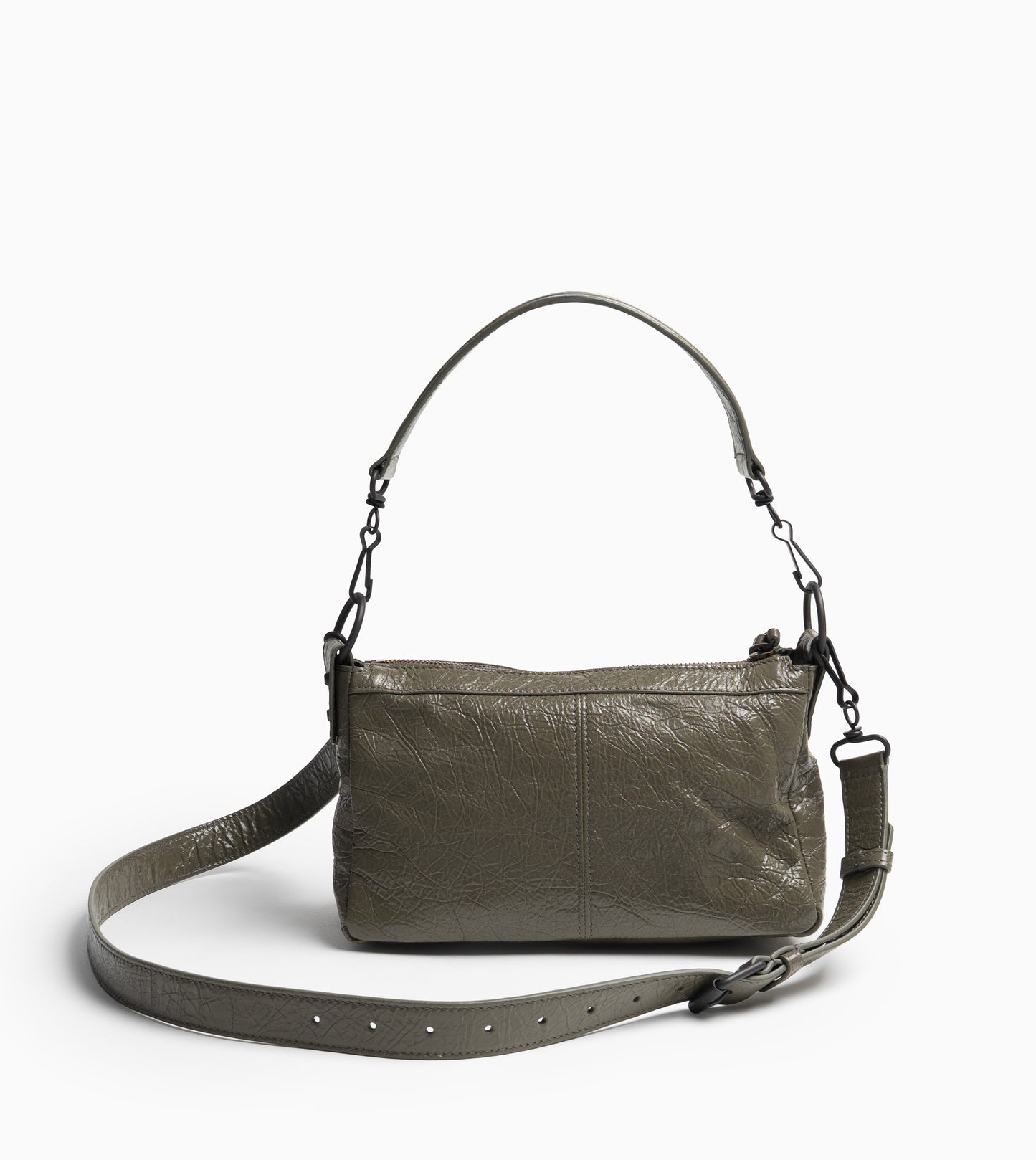 BALENCIAGA Le City Moto Mini Bag Green