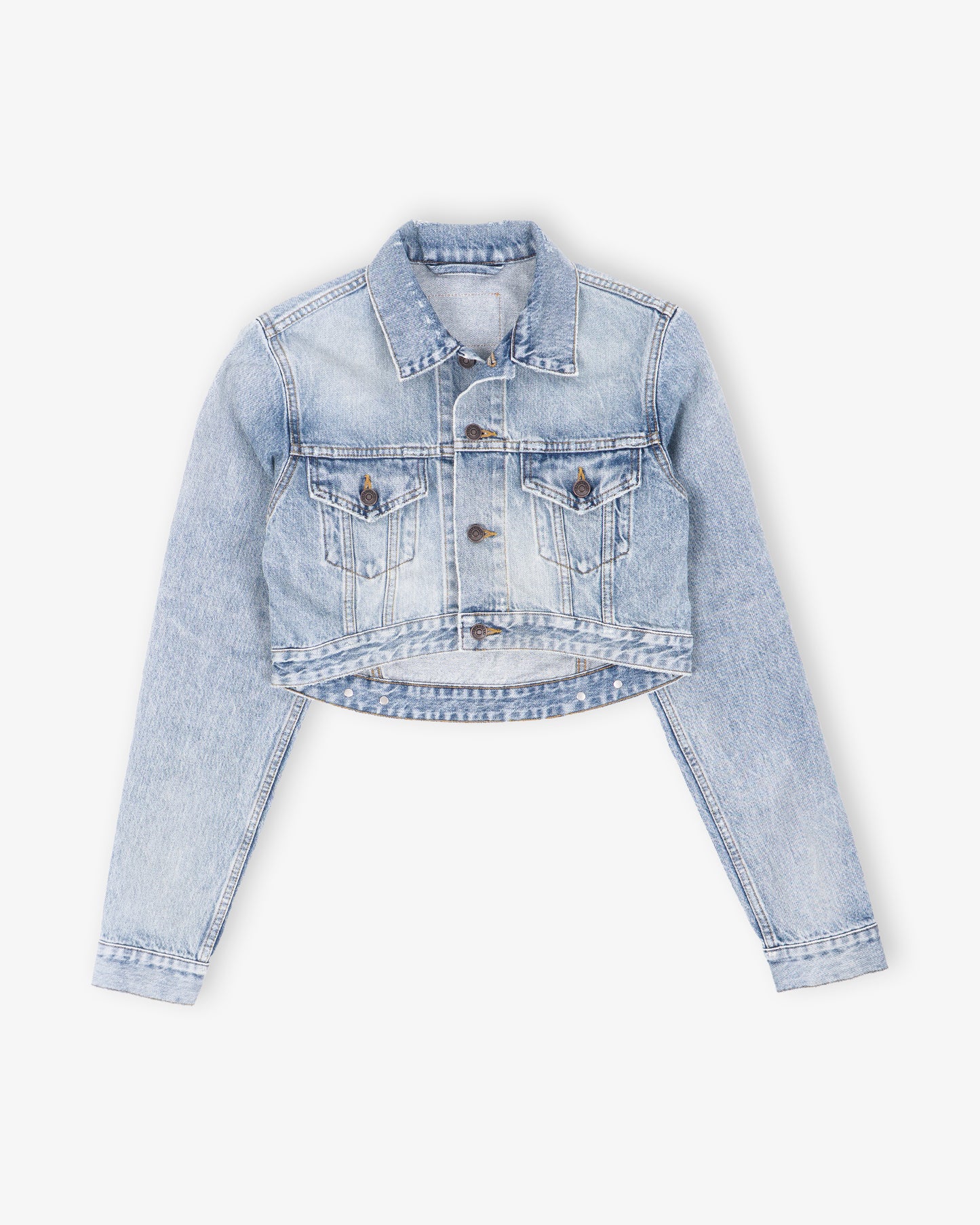 BALENCIAGA Standard Bomber Bleach Light Bleu