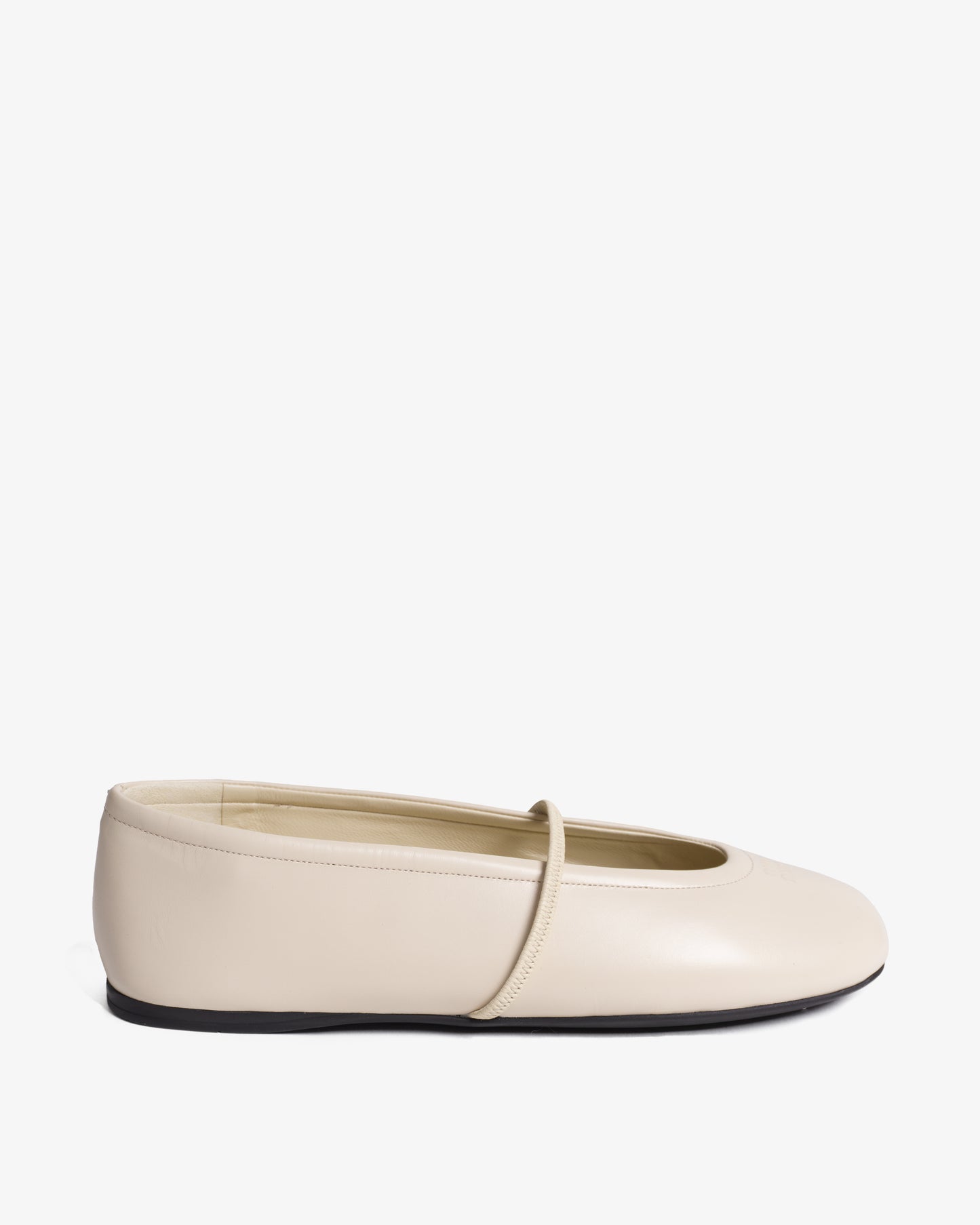 MIU MIU Flat Heeled Shoes Ivory