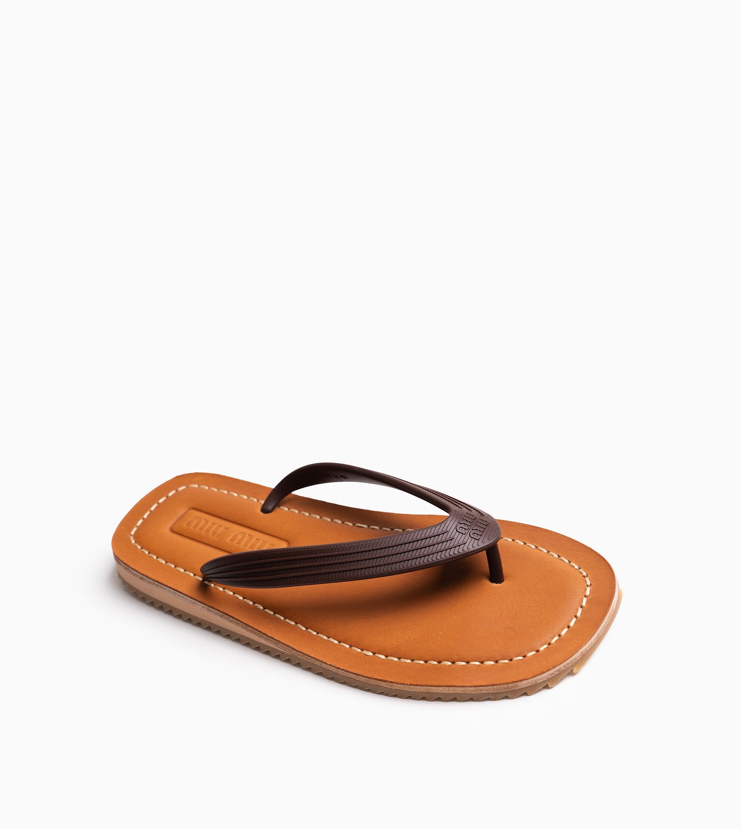 MIU MIU Thongs Brown
