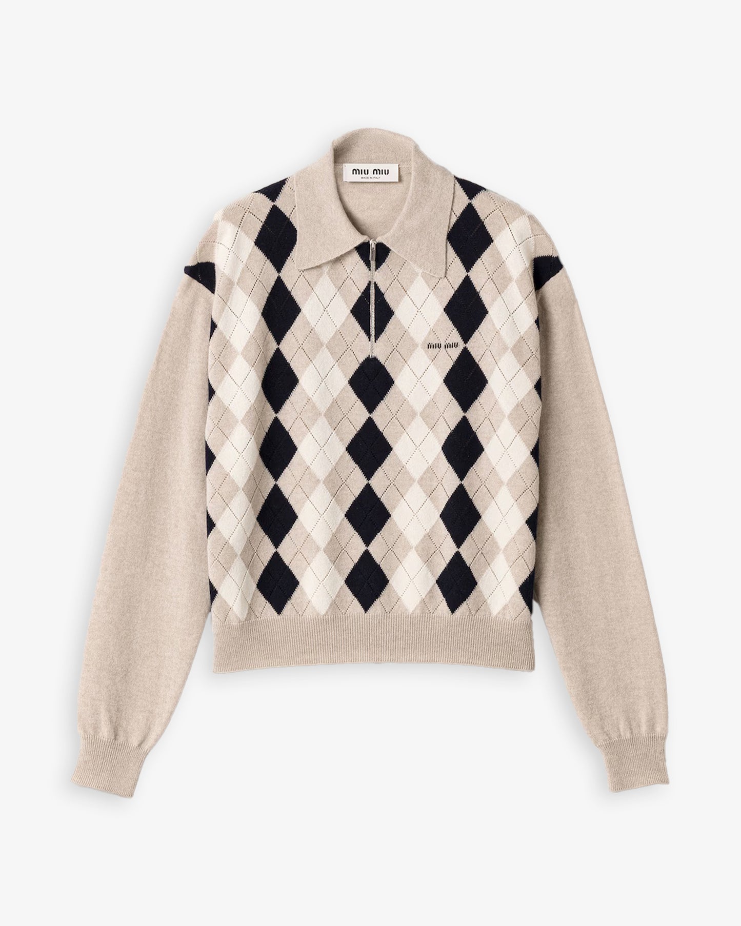 MIU MIU Polo Shirt Beige