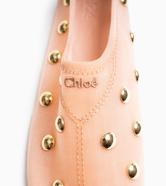 CHLOÉ Rita Flats Beige