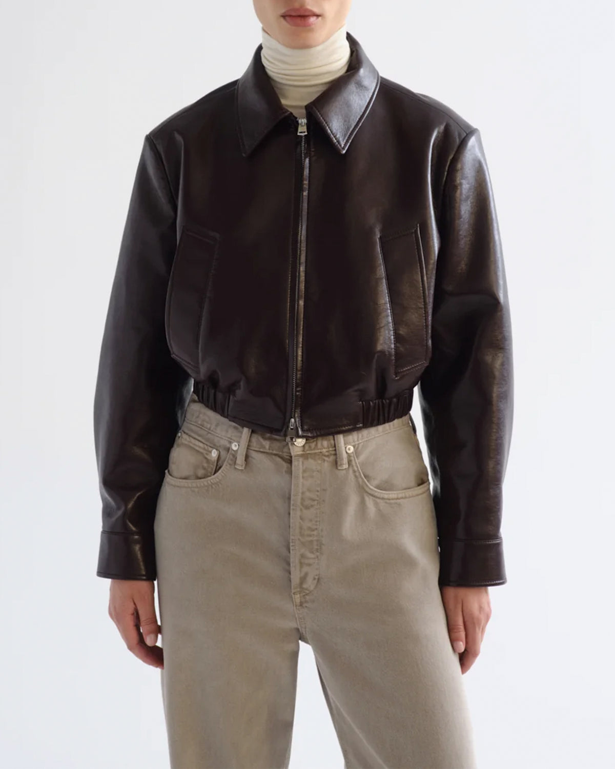 AGOLDE Nahla Cropped Jacket Madera