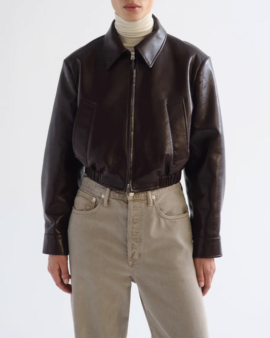 AGOLDE Nahla Cropped Jacket Madera