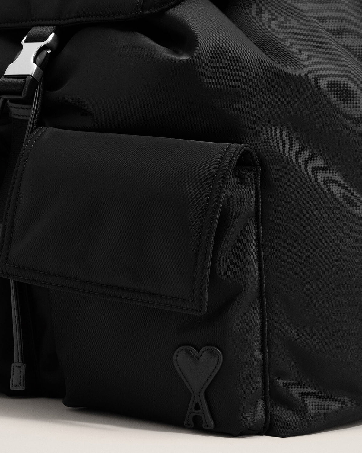 AMI Small Flap Backpack Marcel Black
