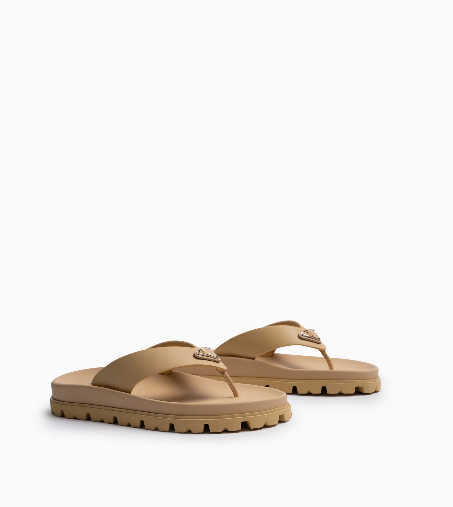 PRADA Thongs Plastic Naturale