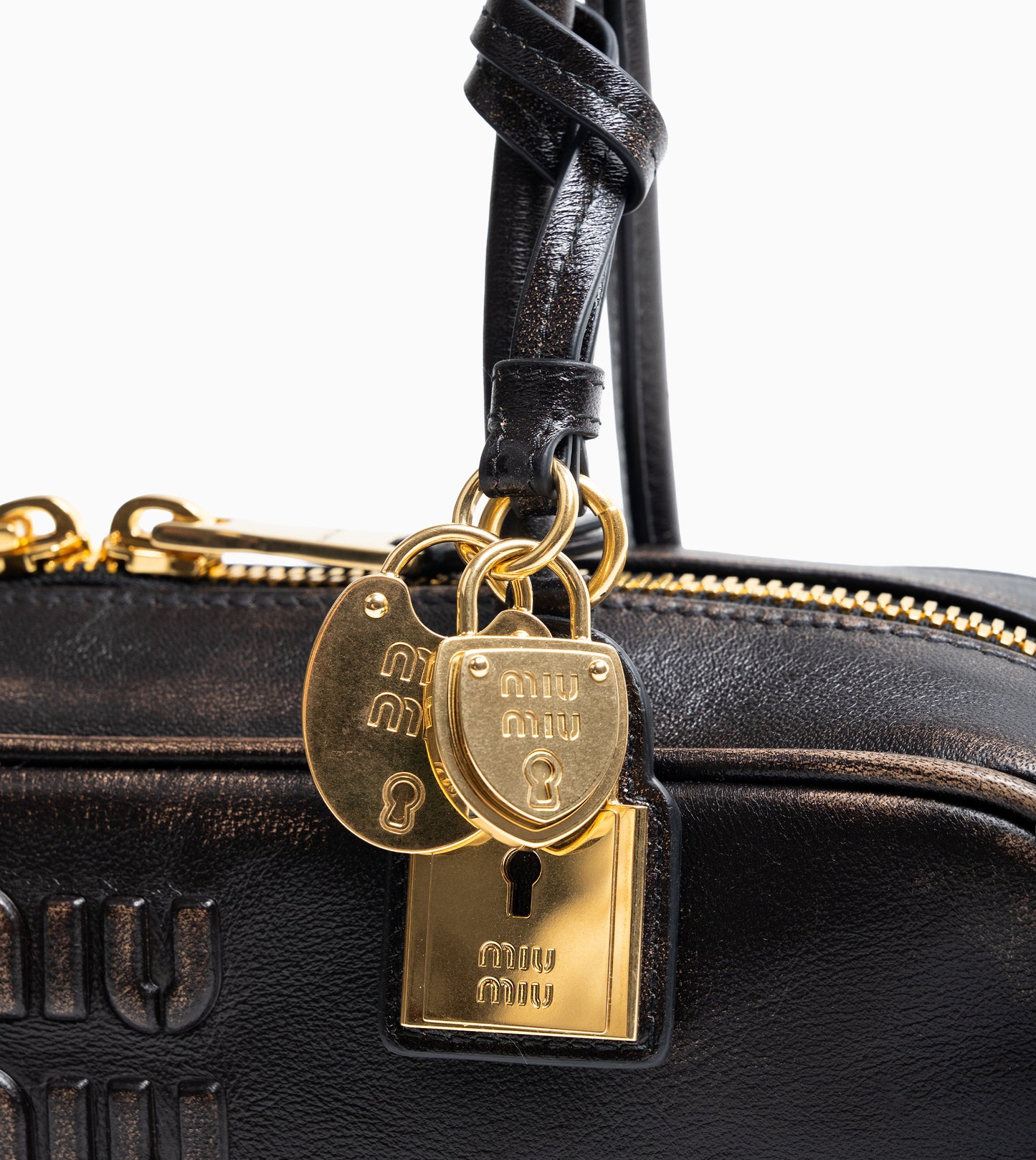 MIU MIU ARCADIA BAG MATELASSE OLD-CAFFE