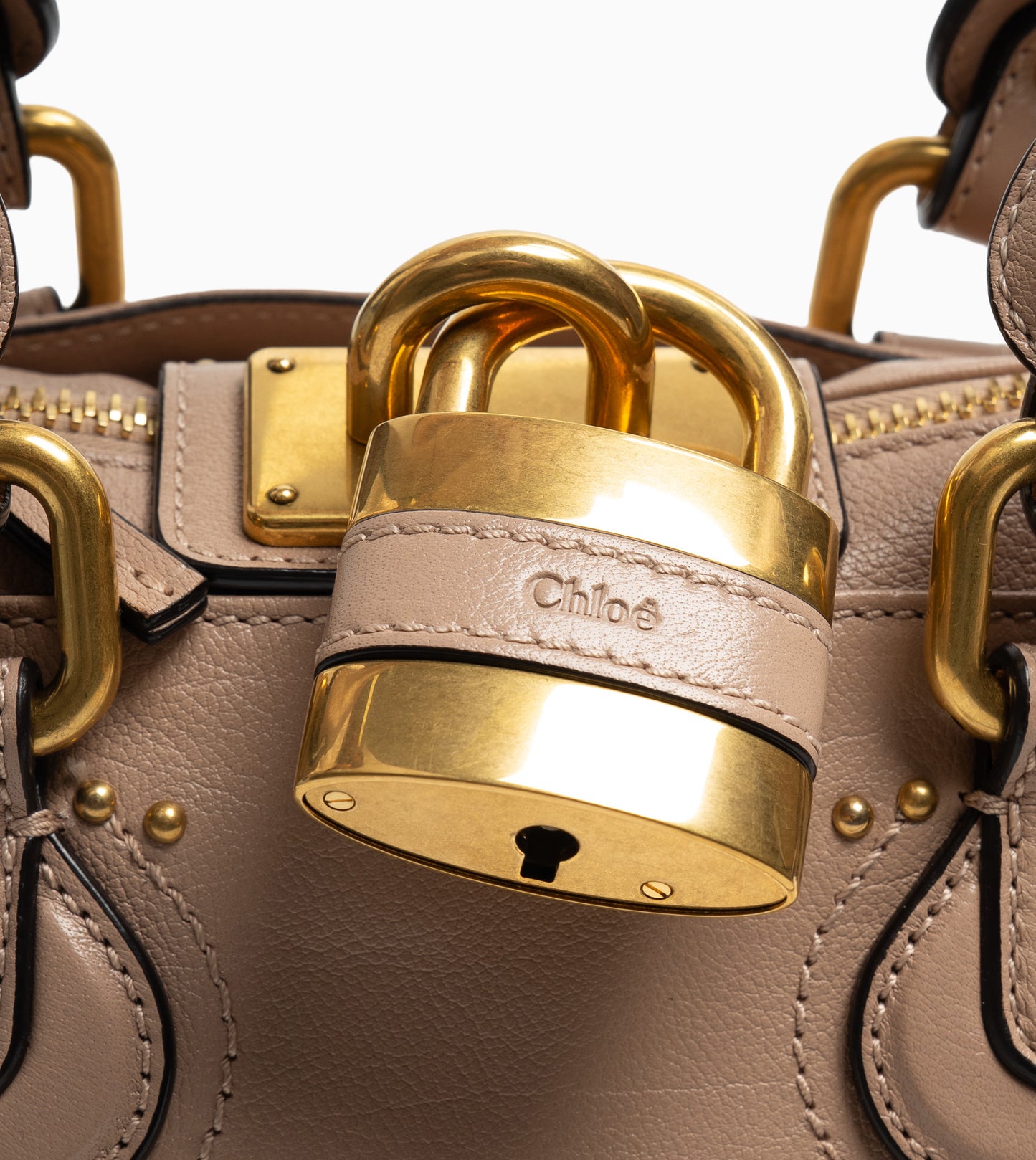 CHLOE M PADDINGTON BAG PINK