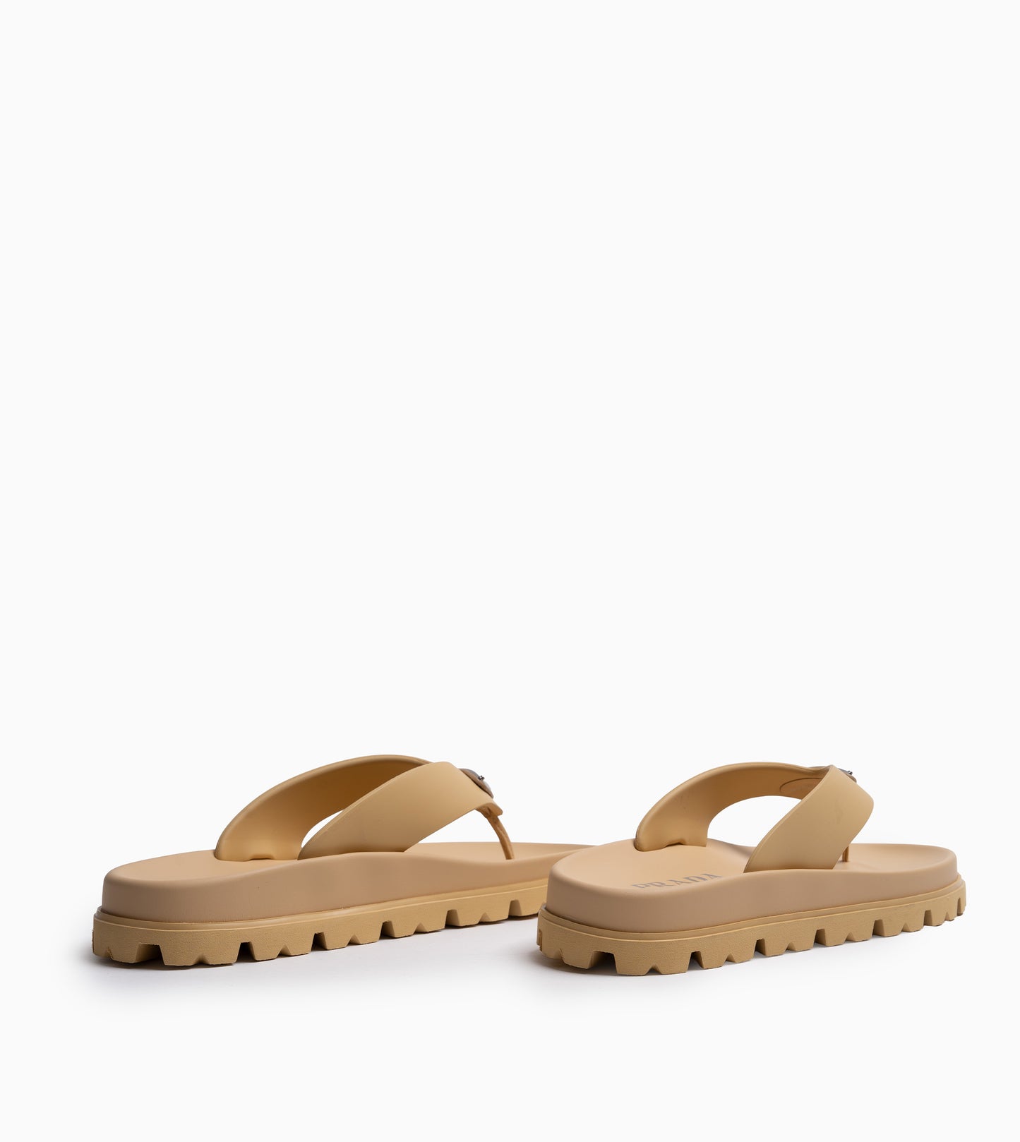 PRADA Thongs Plastic Naturale