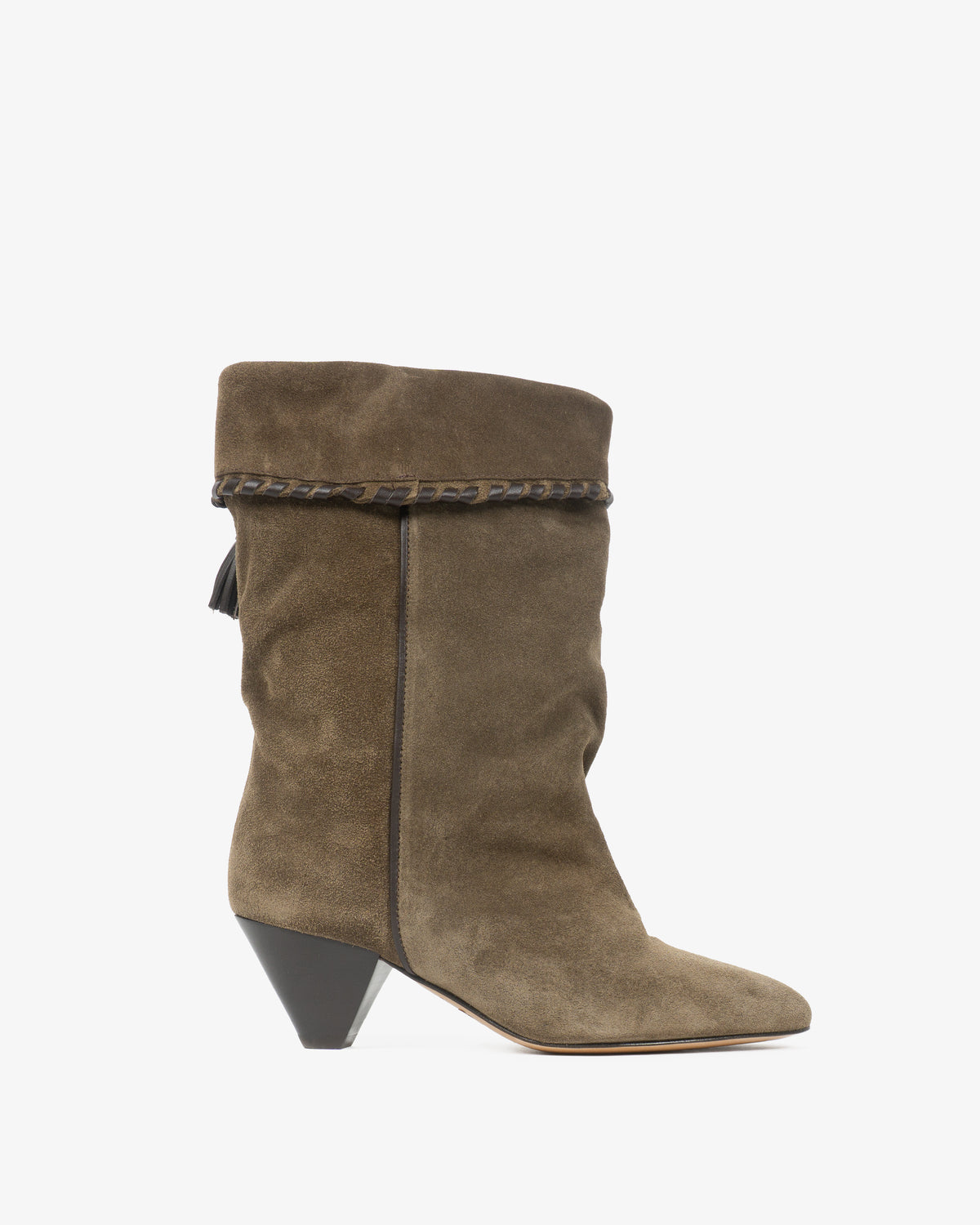 ISABEL MARANT SUEDE BRONZE BOOTIE