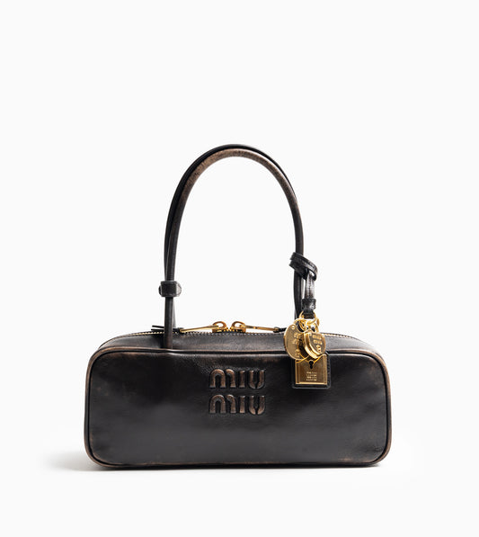 MIU MIU BEAU BAG NAPPA OLD CAFFE