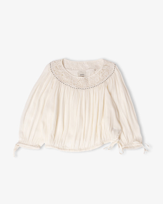ISABEL MARANT Nelida Top Ecru