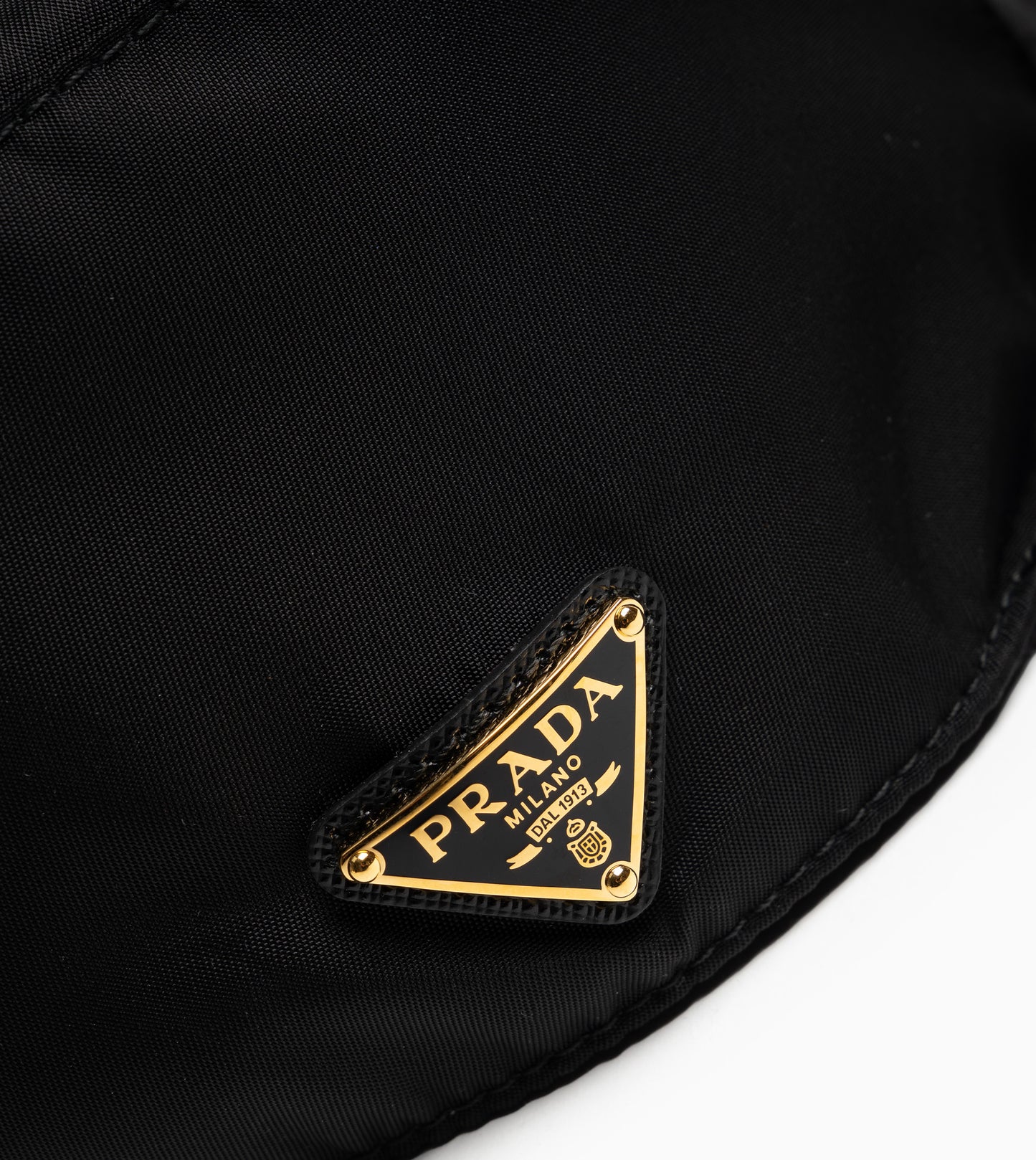 PRADA Baseball cap in Re-Nylon Black