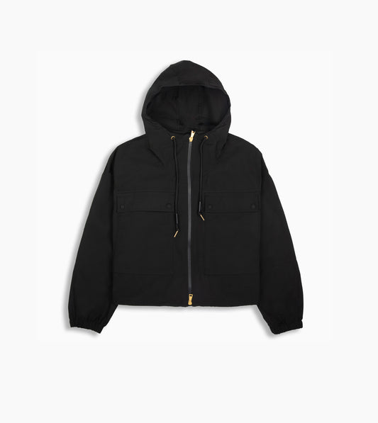 MONCLER- Sauvan Short Parka Black